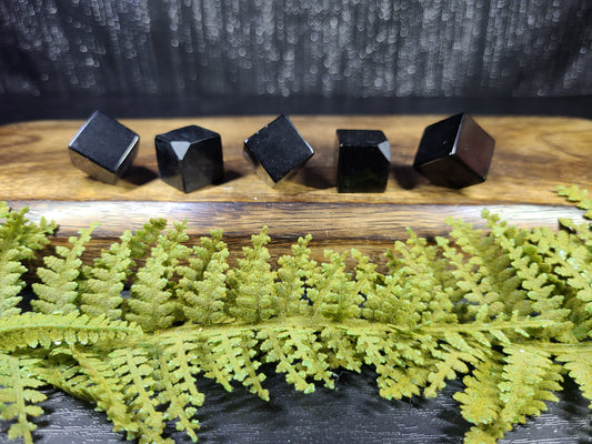 Black Obsidian "Floating" Mini Cubes