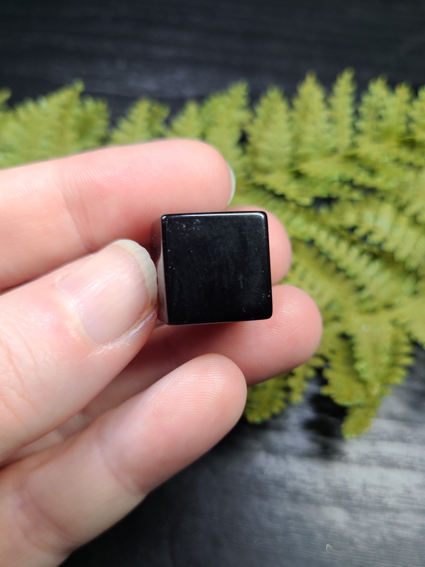 Black Obsidian "Floating" Mini Cubes