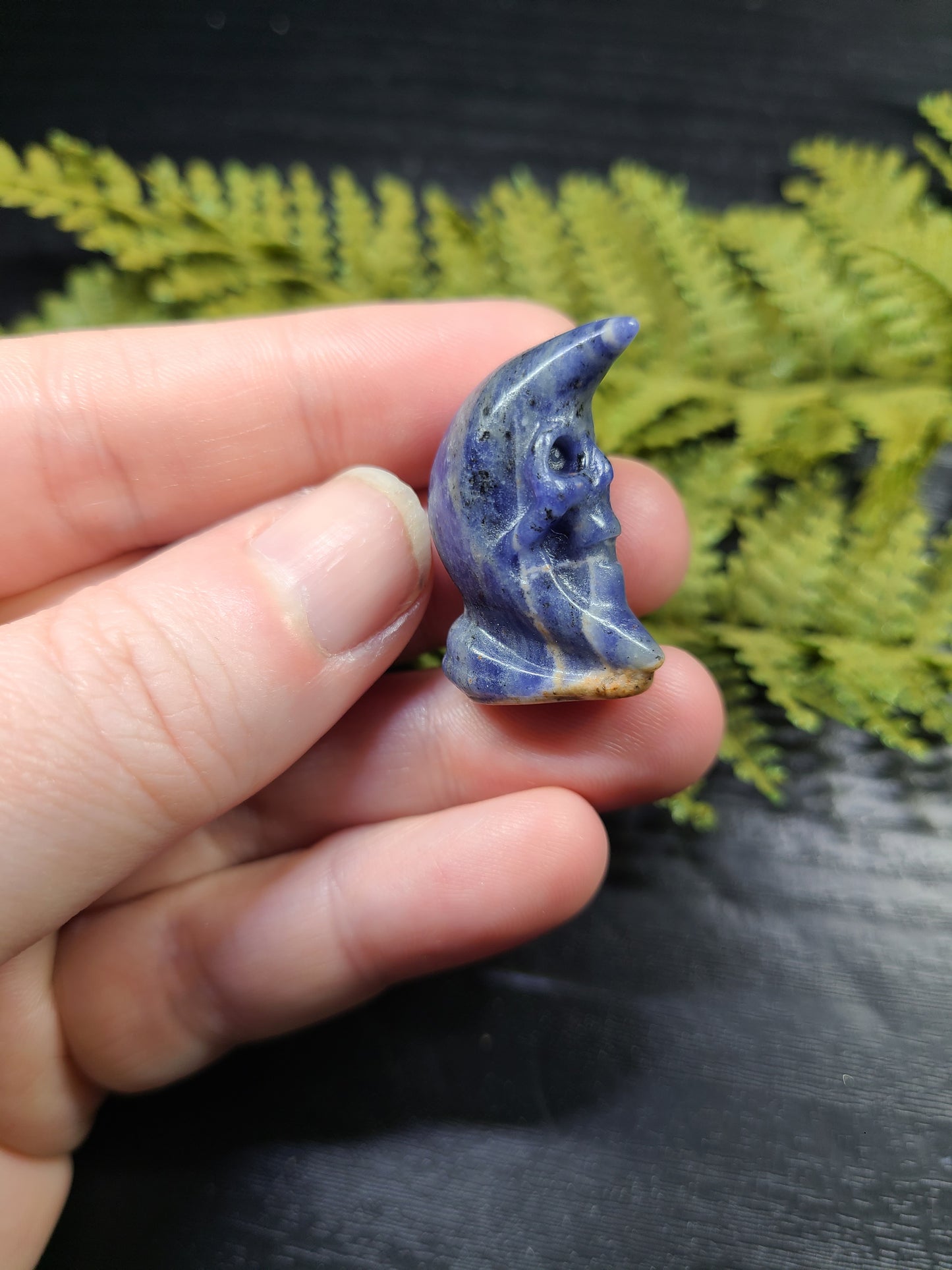 Mini Skull / Man in the Moon Carvings
