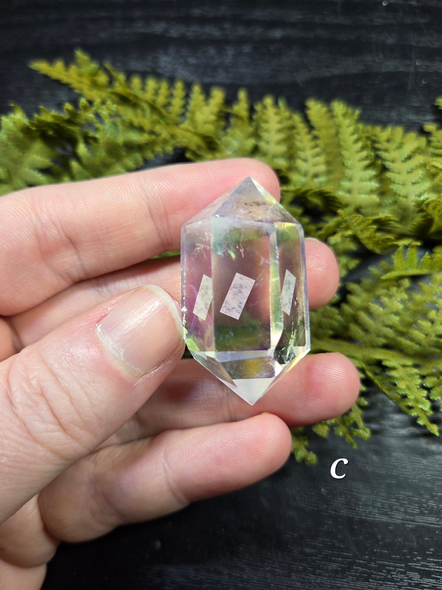 Aura Quartz Mini Double Terminated points (DTs)