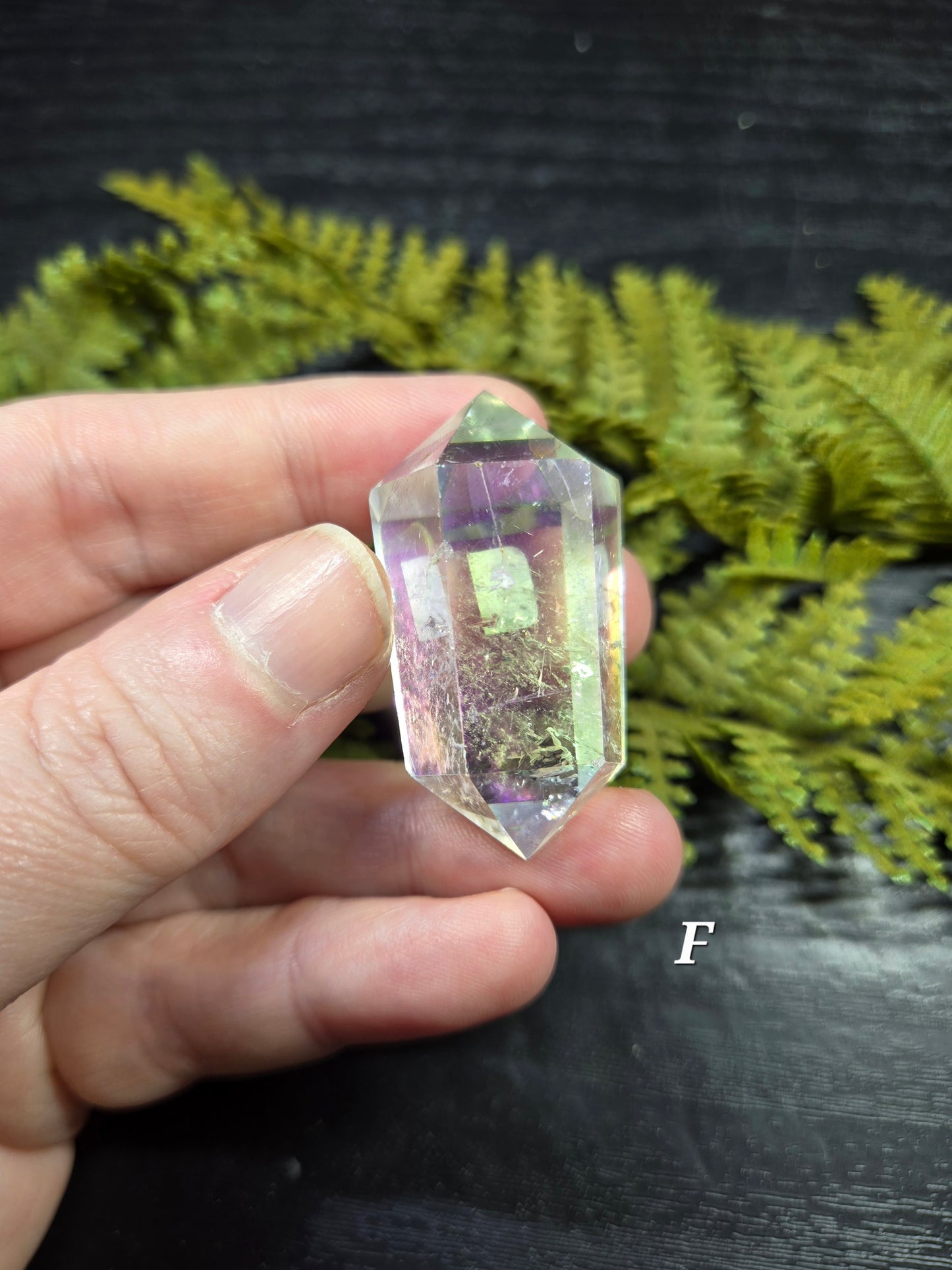 Aura Quartz Mini Double Terminated points (DTs)
