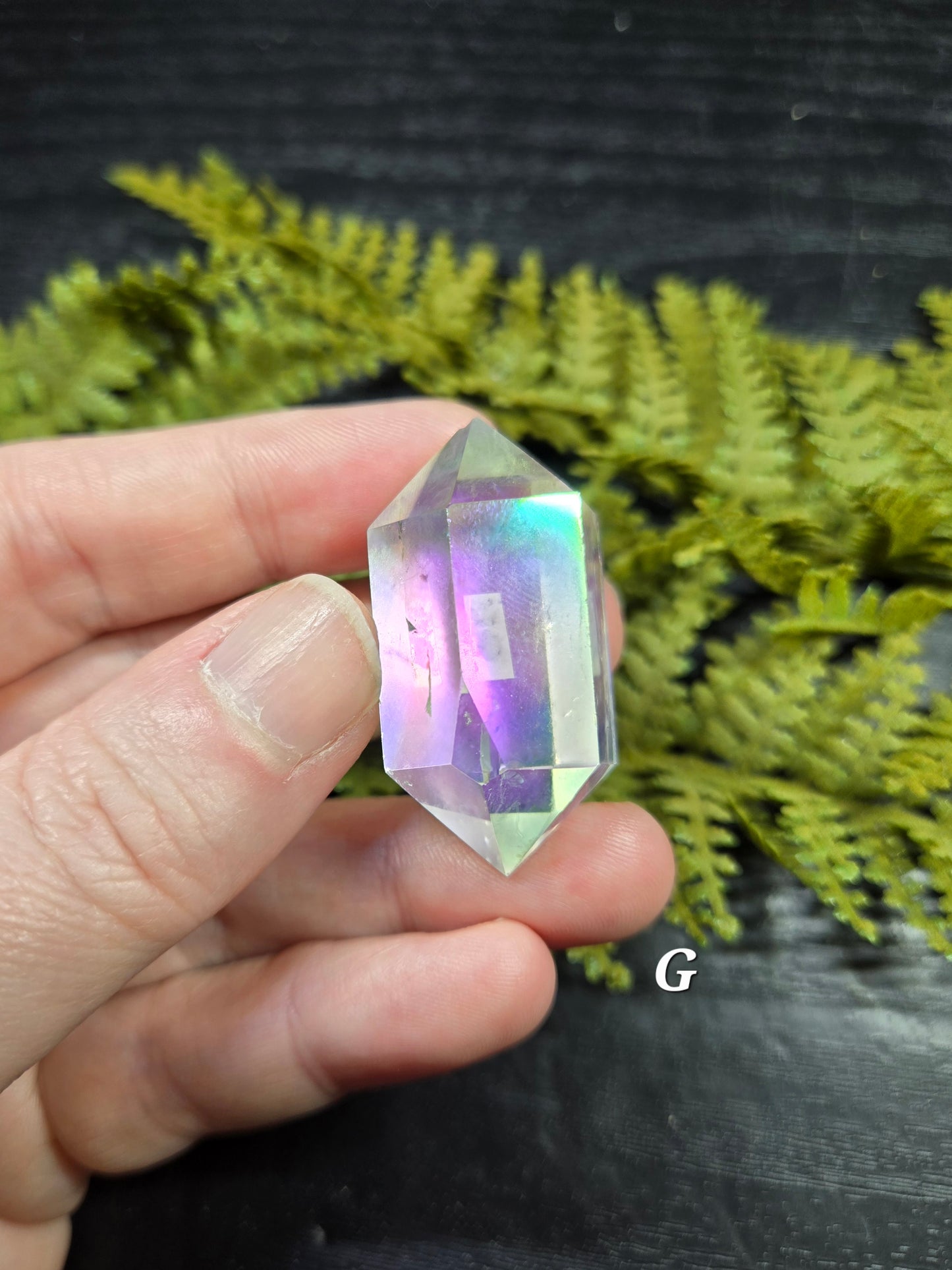 Aura Quartz Mini Double Terminated points (DTs)