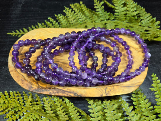 Amethyst Bracelets - 6mm