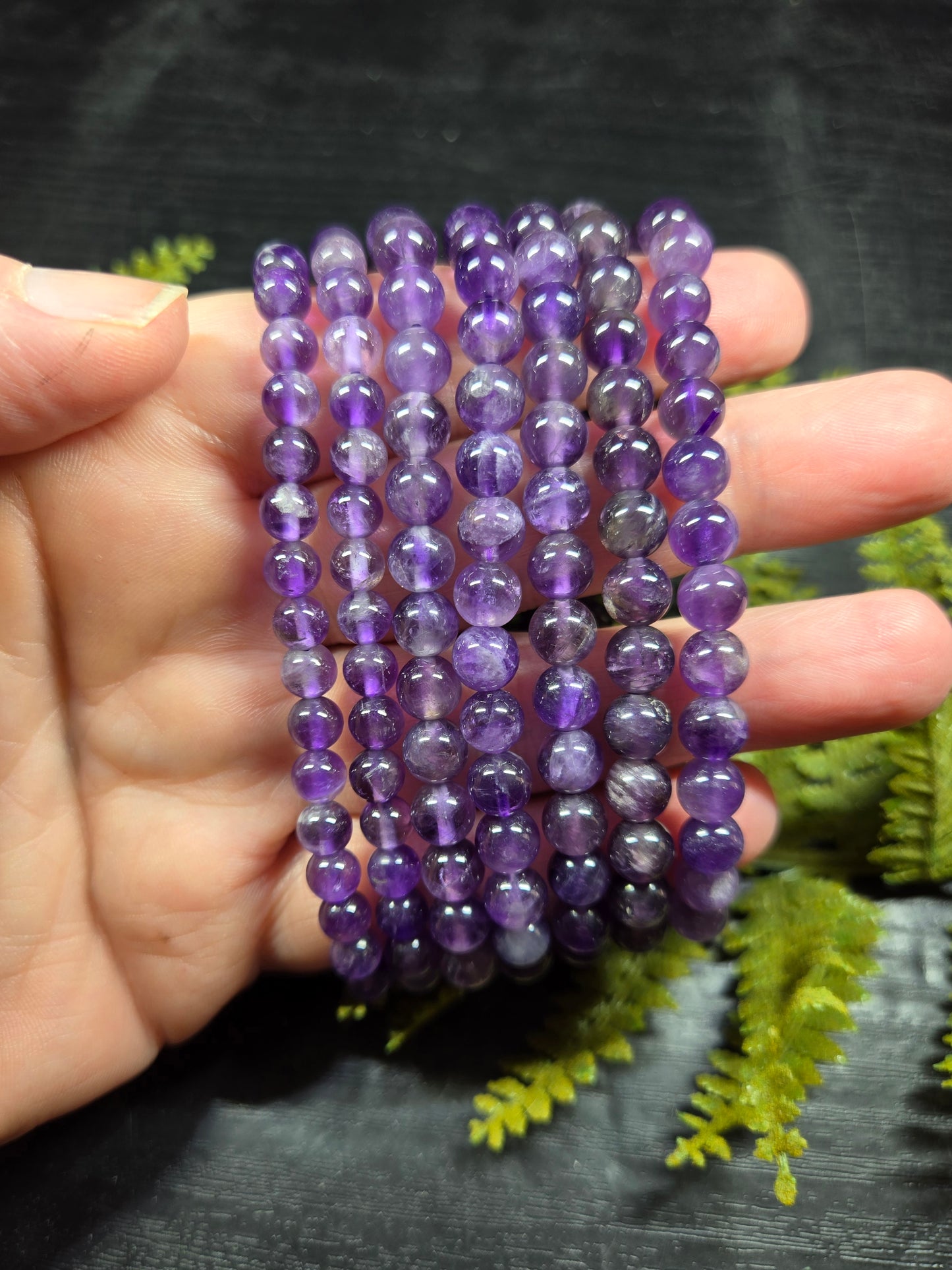 Amethyst Bracelets - 6mm