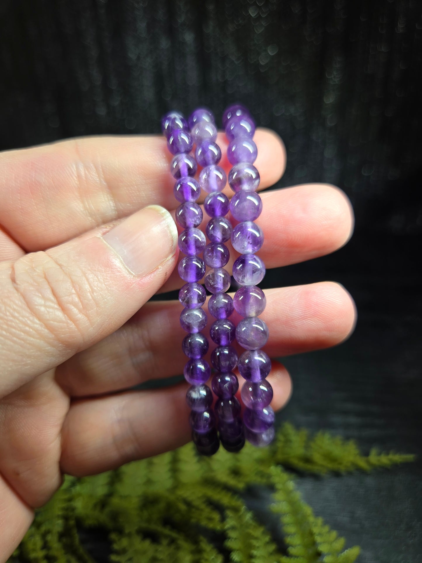Amethyst Bracelets - 6mm