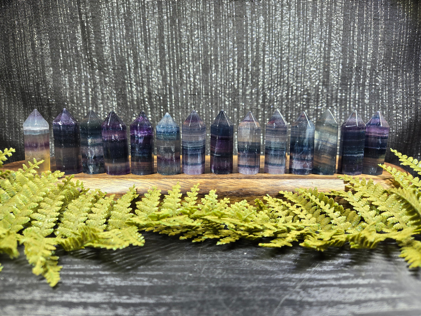 Small Chubby Fluorite Towers
