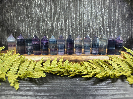 Small Chubby Fluorite Towers