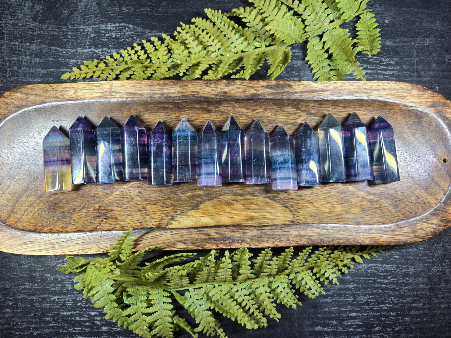 Small Chubby Fluorite Towers
