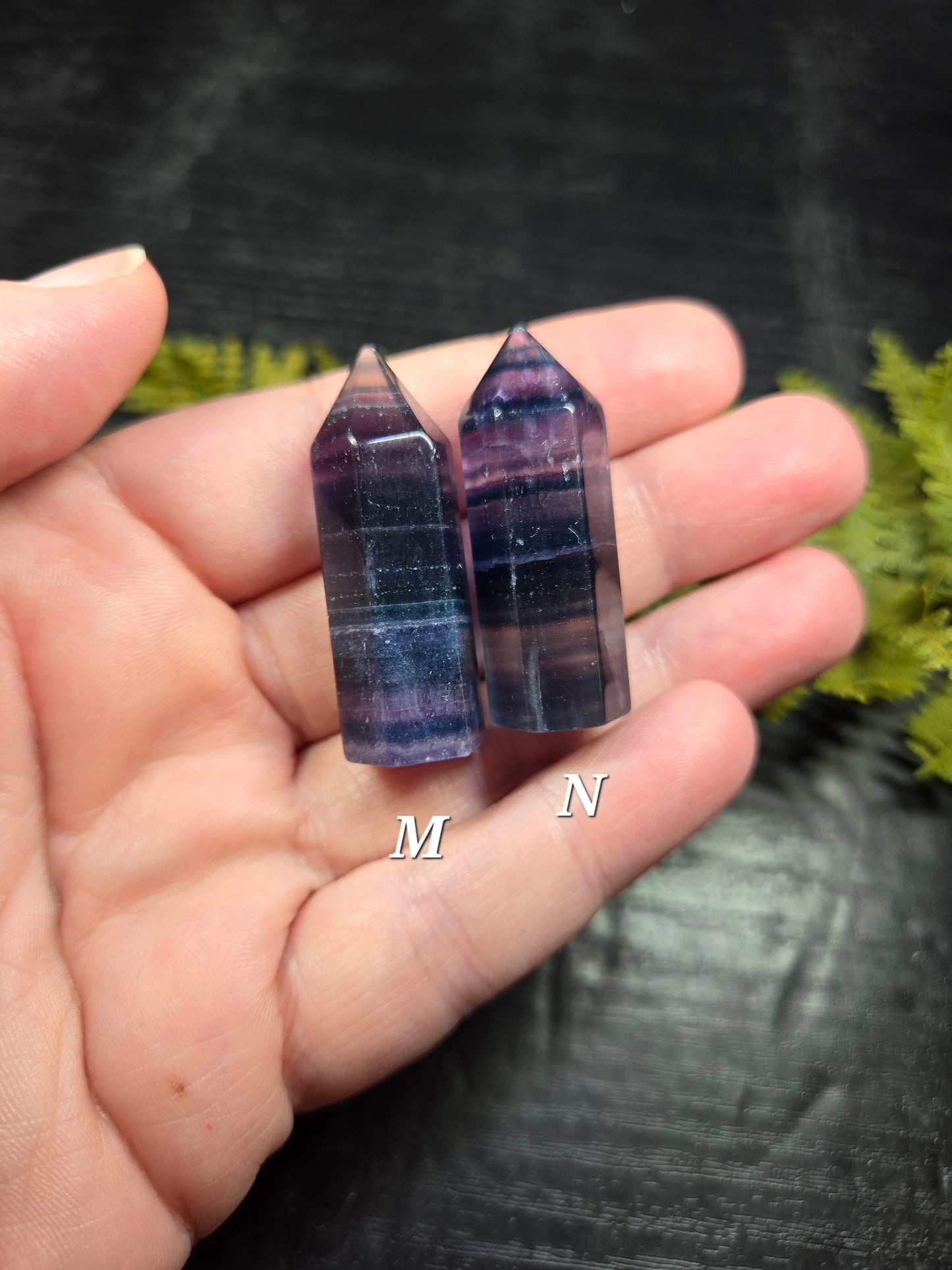 Small Chubby Fluorite Towers