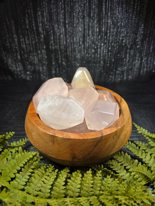 Rose Quartz "Gushers" Freeforms (Gem quality)