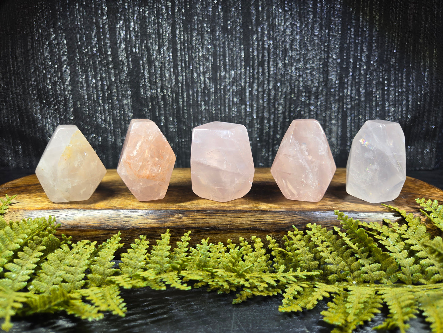 Rose Quartz "Gushers" Freeforms (Gem quality)