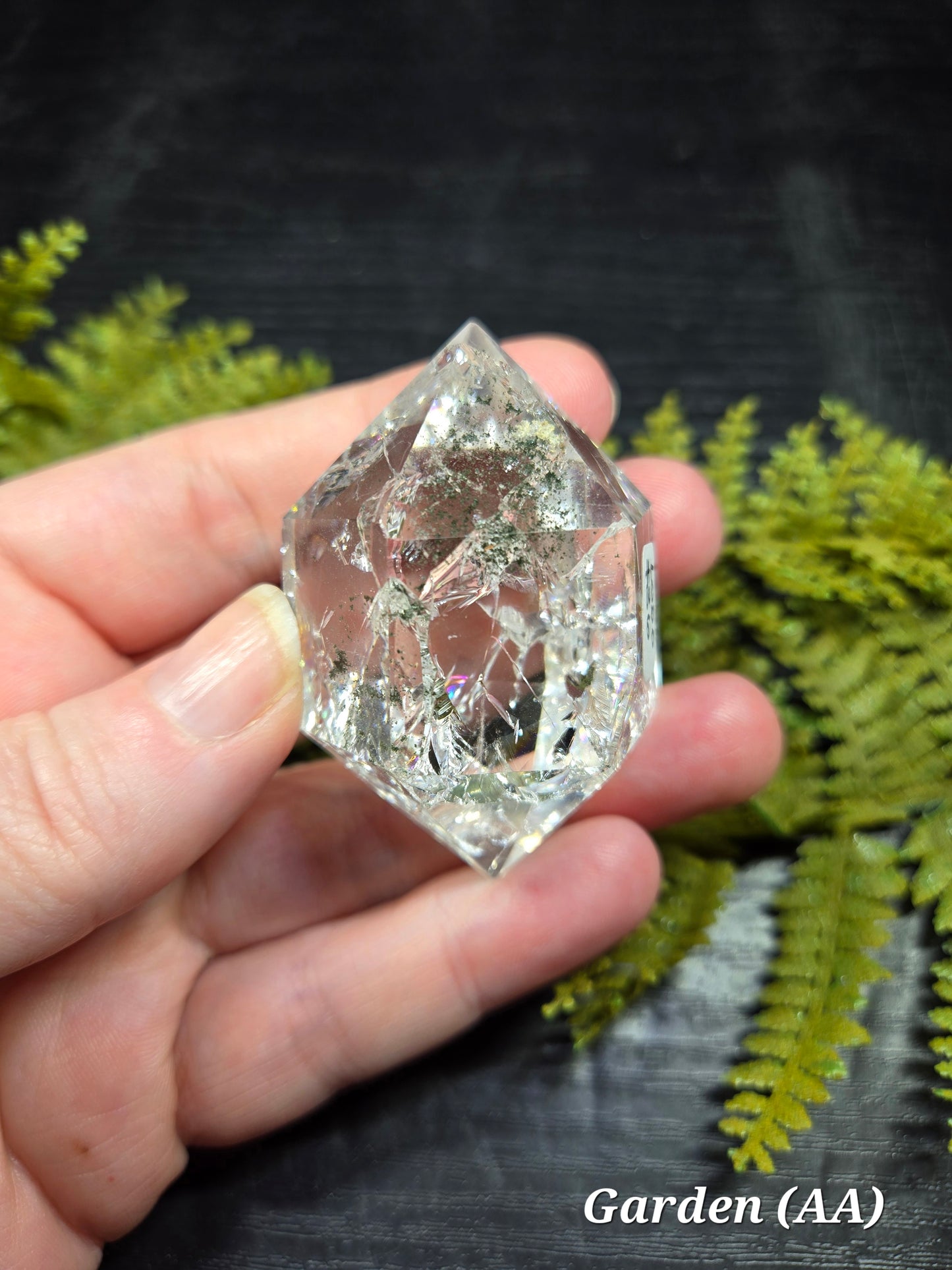 Crackle Quartz Double Terminated Points (Fire & Ice DTs)