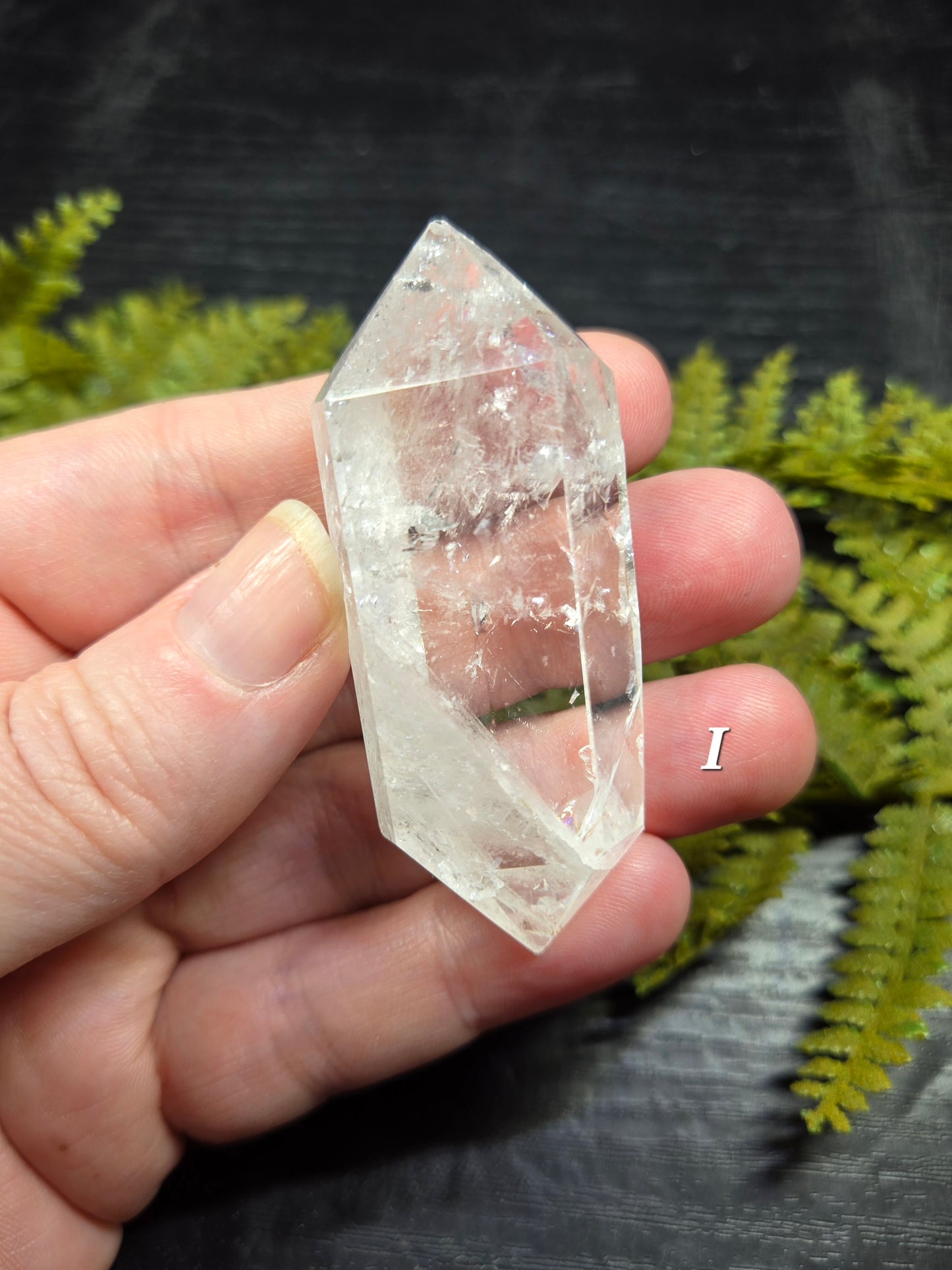 Crackle Quartz Double Terminated Points (Fire & Ice DTs)