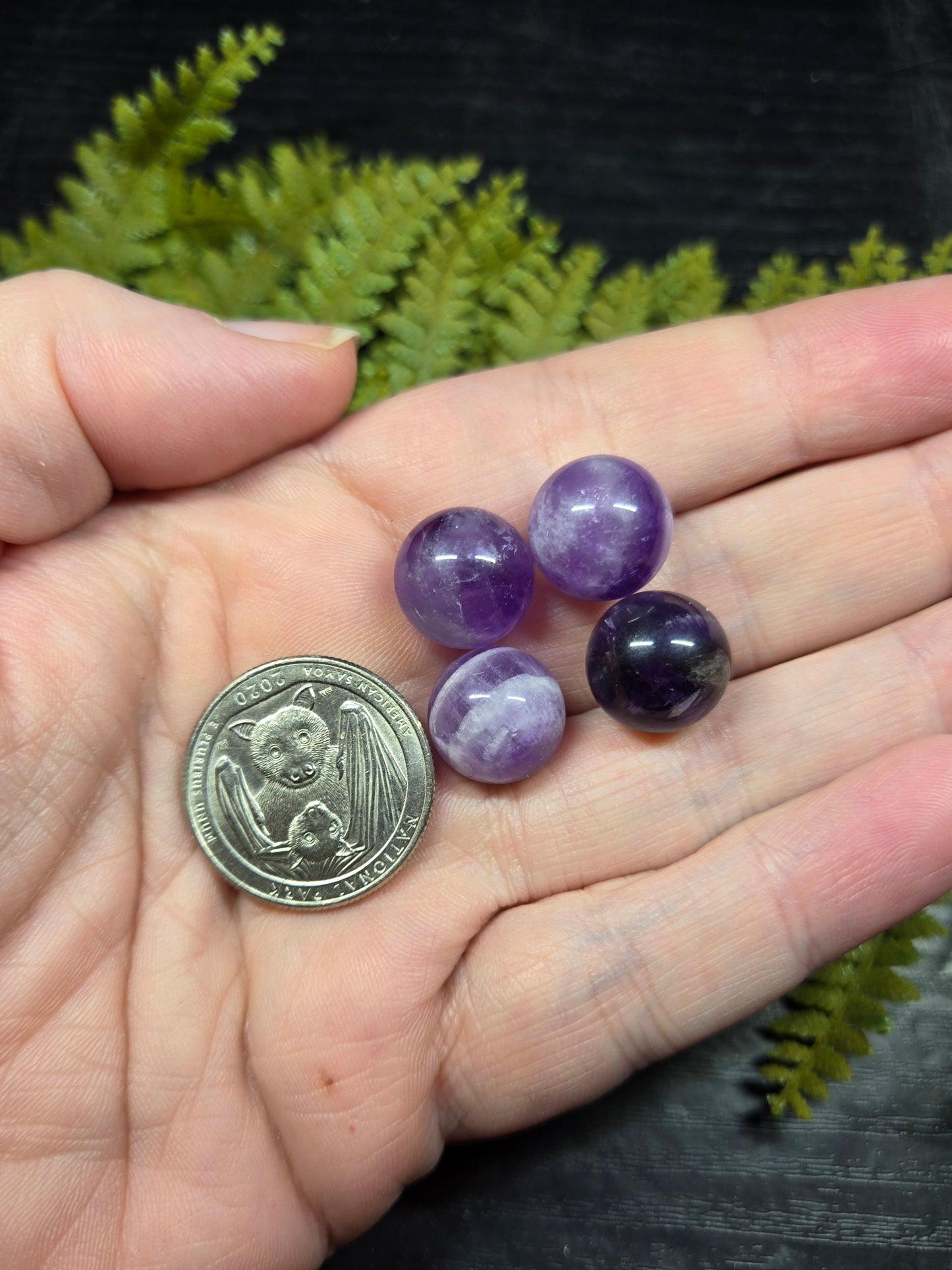 Tiny Amethyst Sphere Bundles