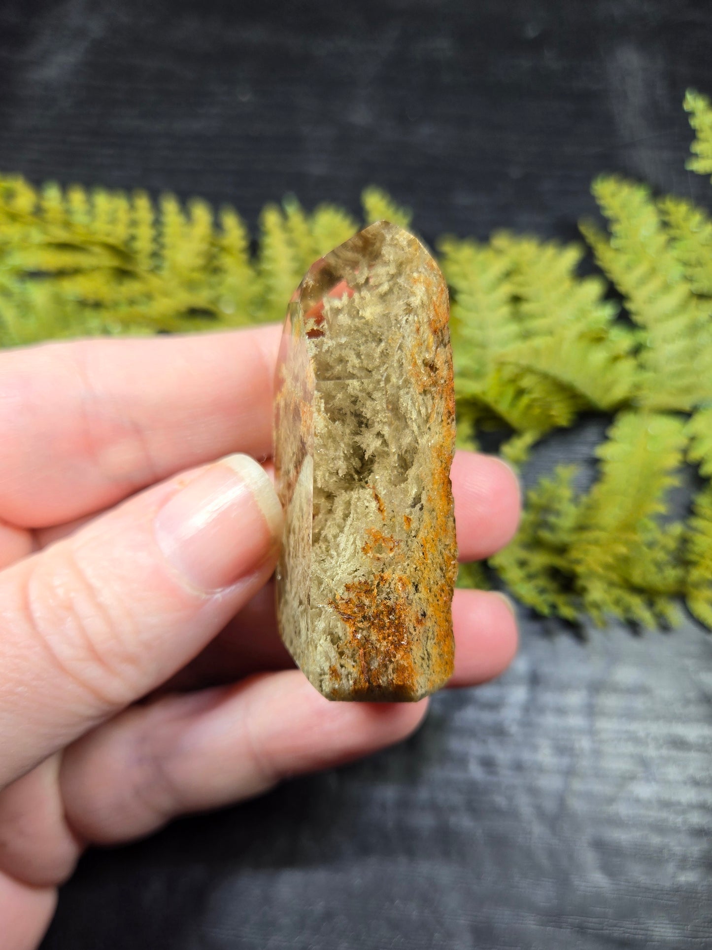 Lodolite / Garden Quartz Small Tower