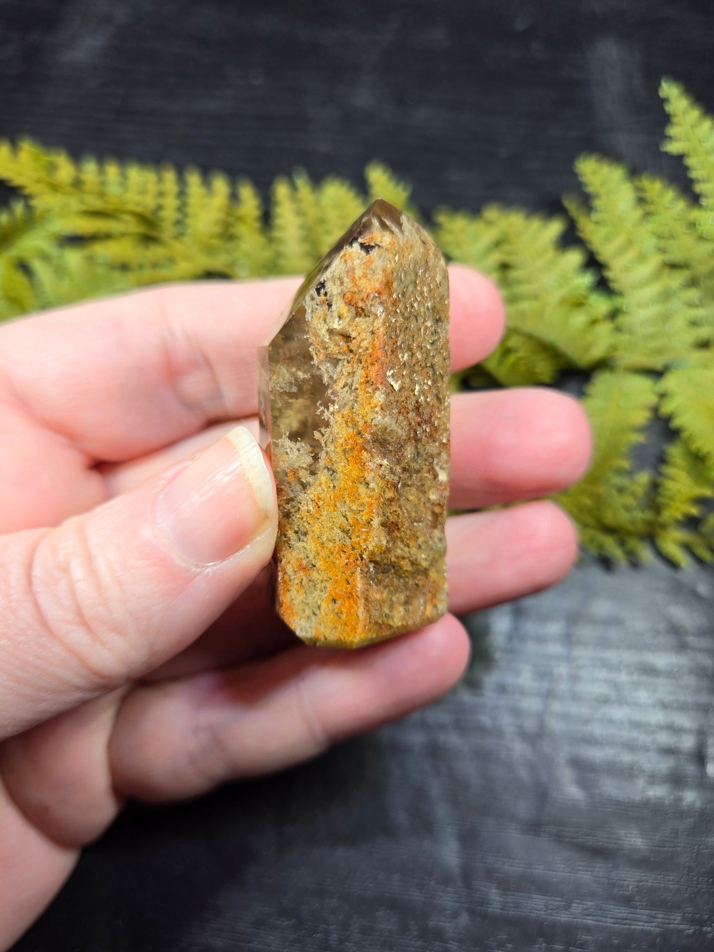 Lodolite / Garden Quartz Small Tower