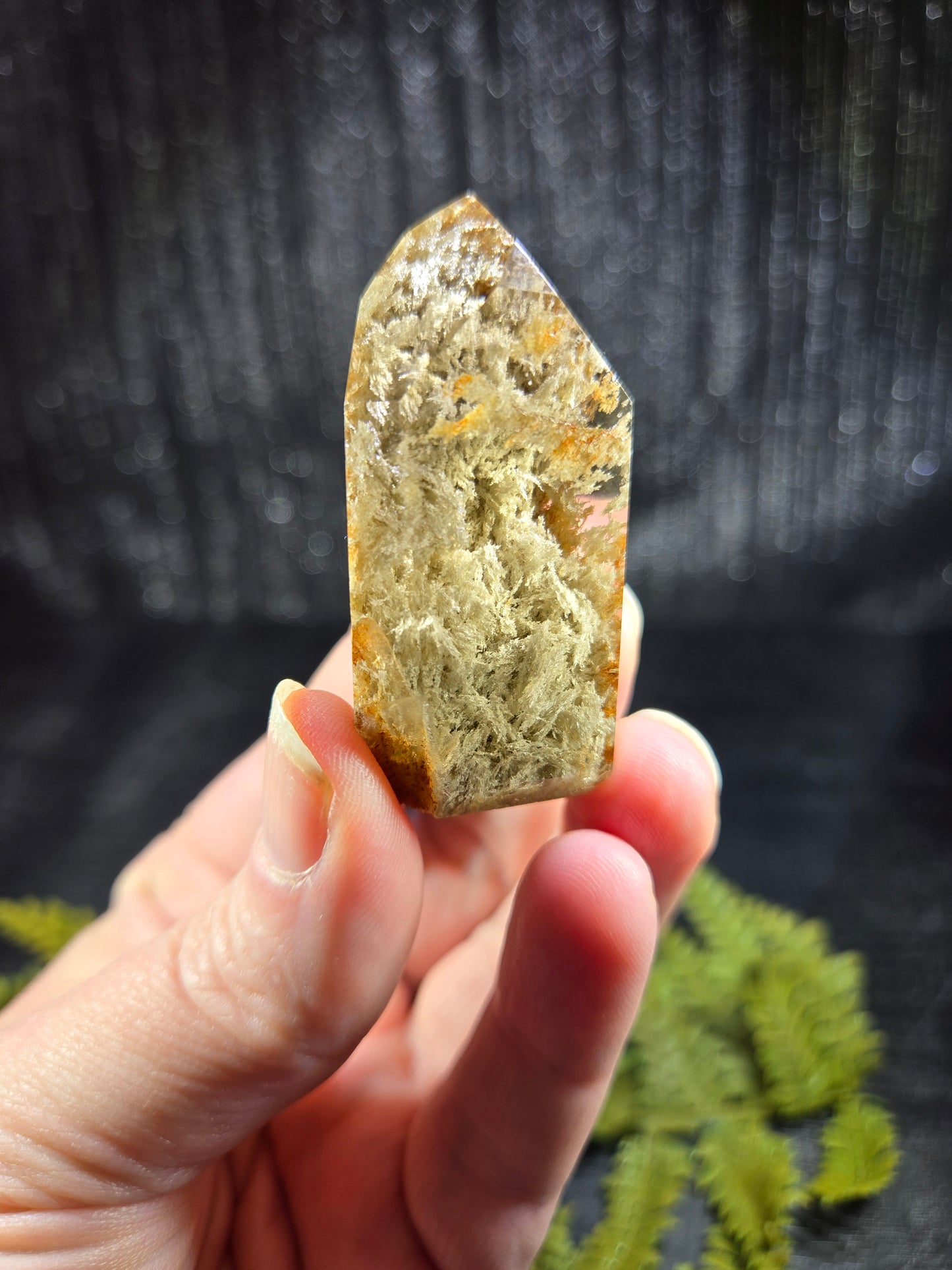 Lodolite / Garden Quartz Small Tower