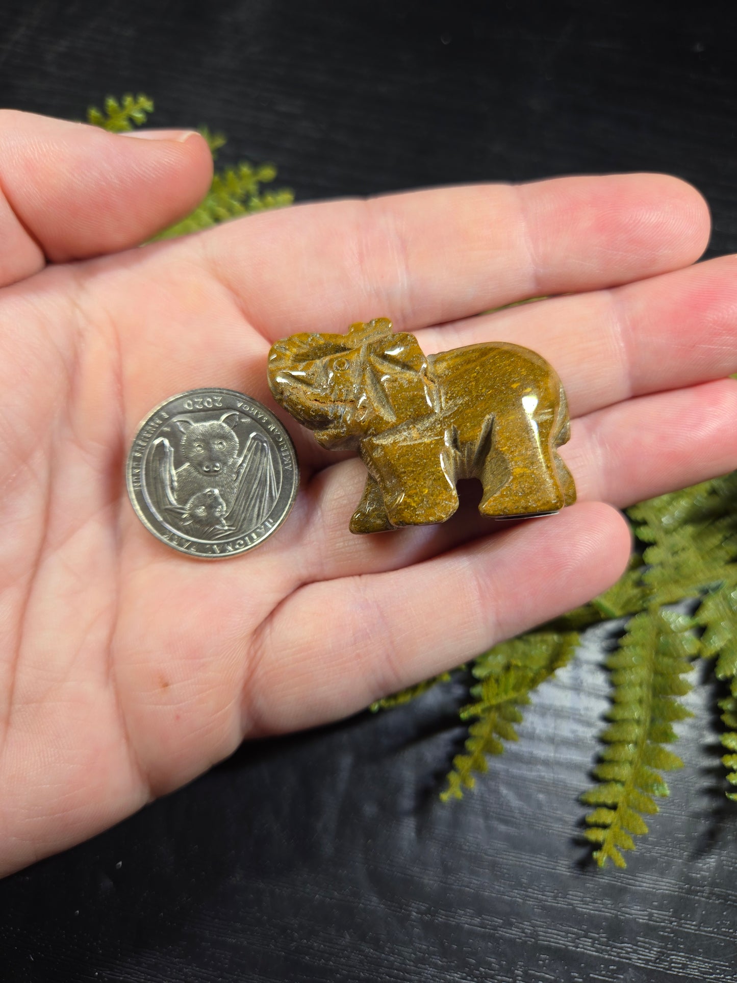 Bronzite Small Elephants