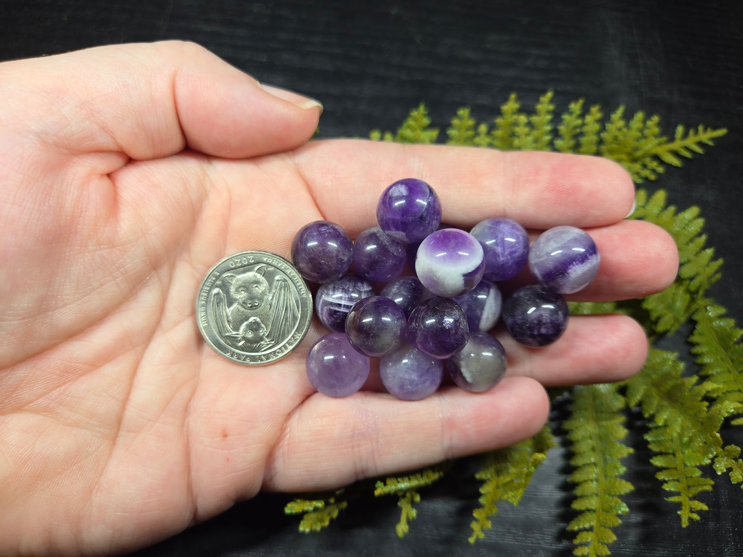 Tiny Amethyst Sphere Bundles