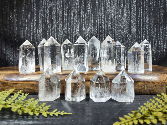 Small Ultra Clear Quartz Towers