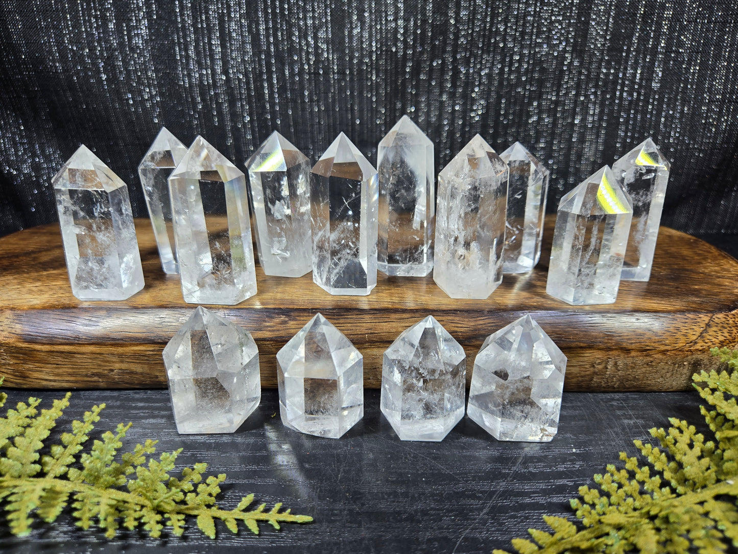 Small Ultra Clear Quartz Towers