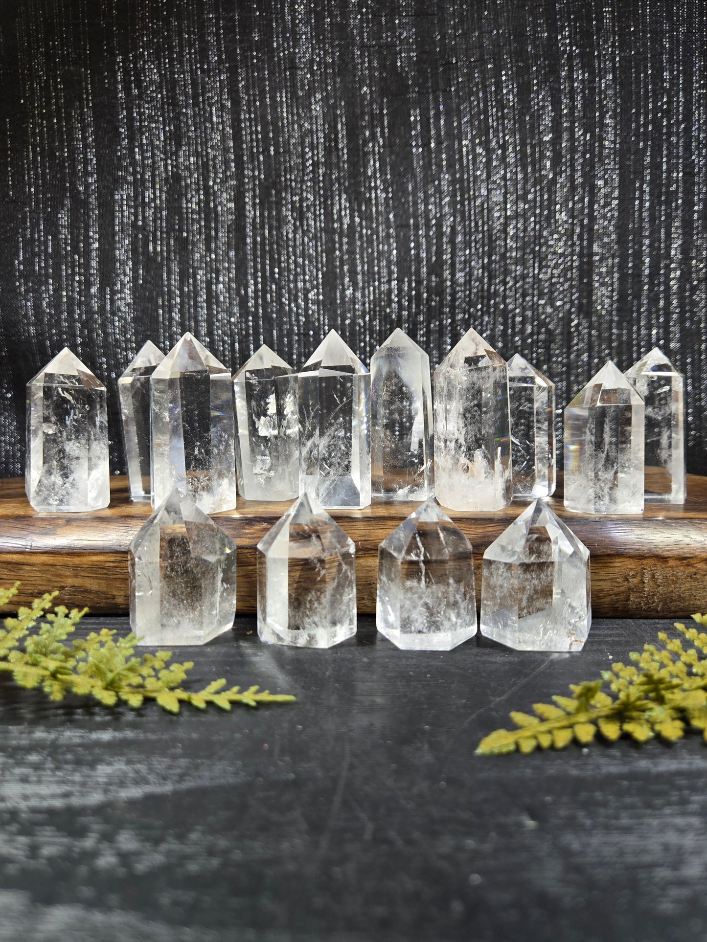 Small Ultra Clear Quartz Towers