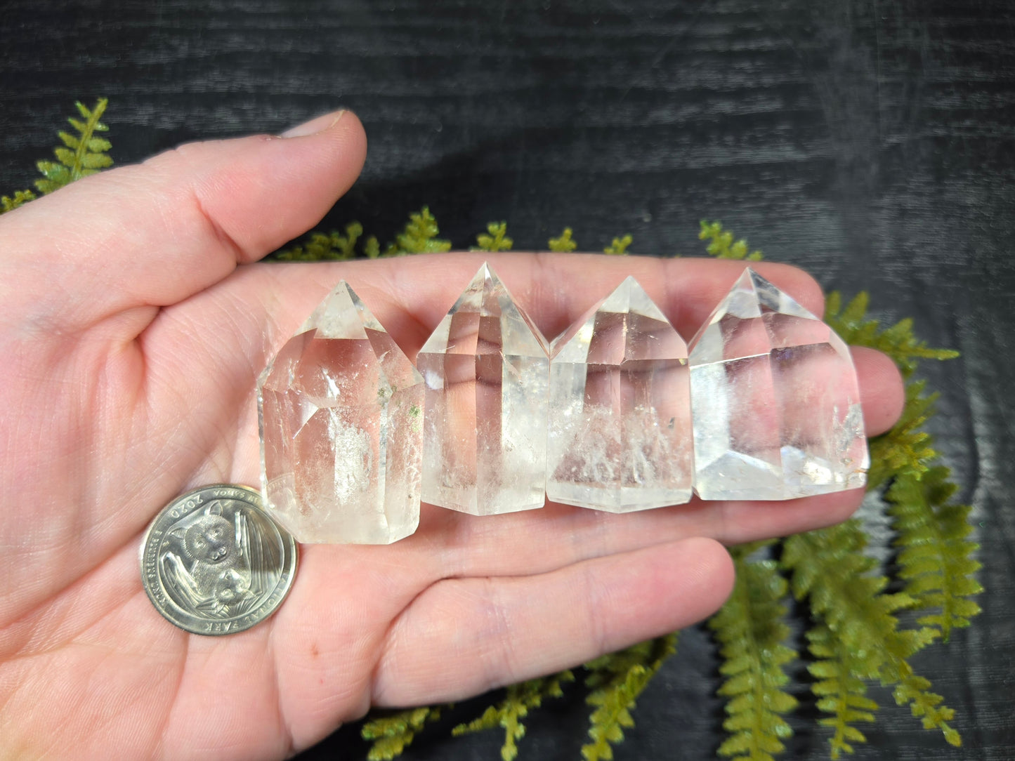 Mini Ultra Clear Quartz Towers