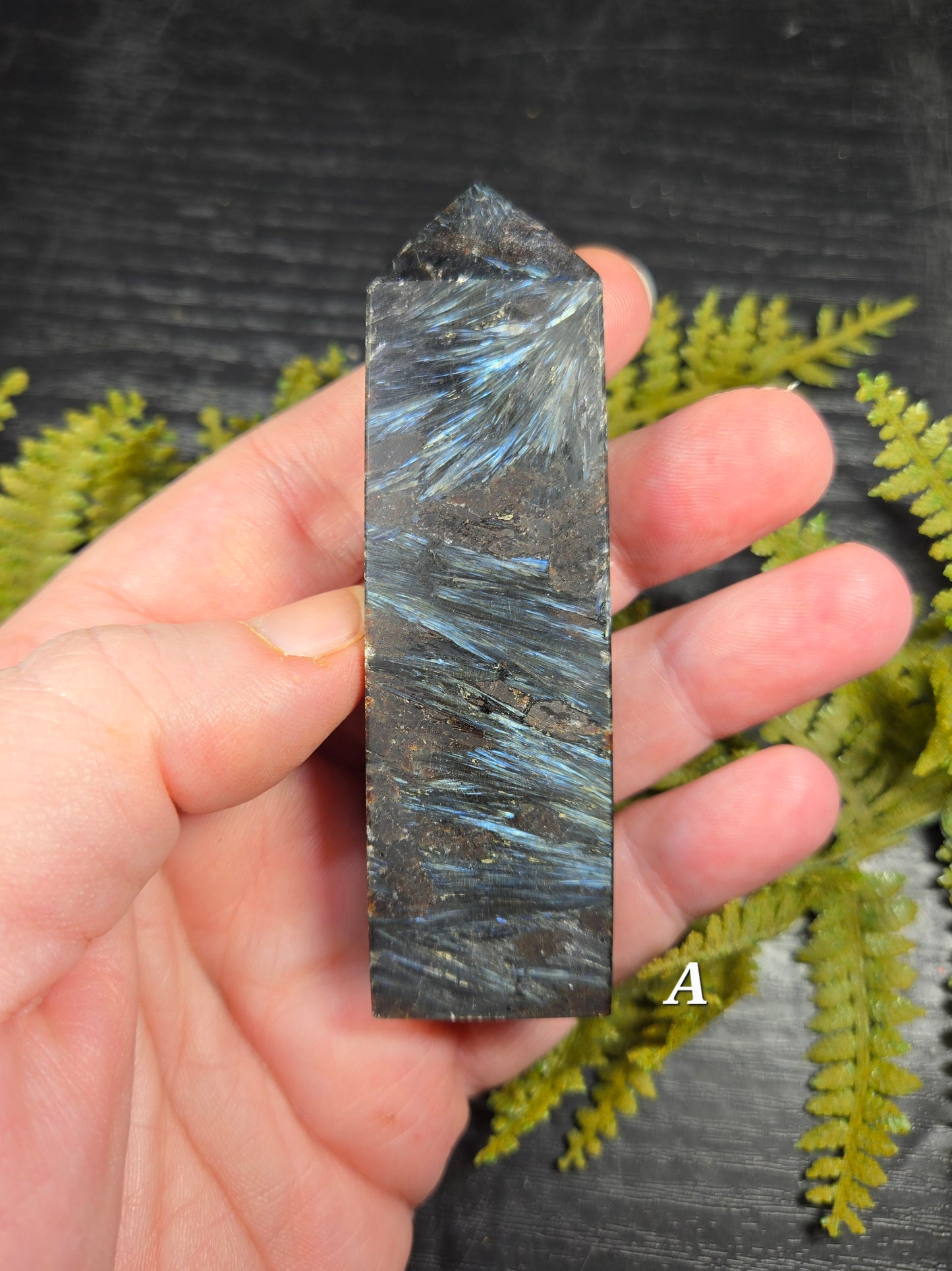 Astrophyllite (anthrophyllite) & Garnet Towers