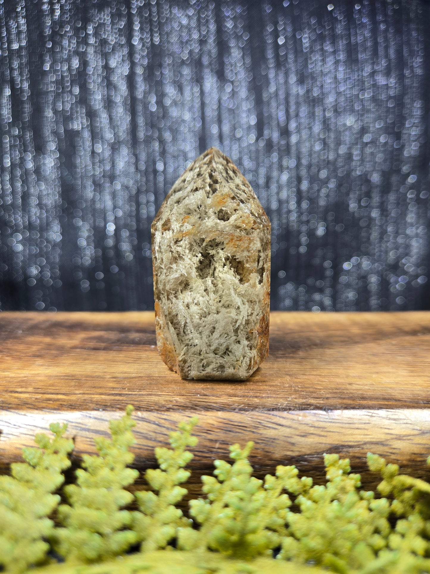 Lodolite / Garden Quartz Small Tower
