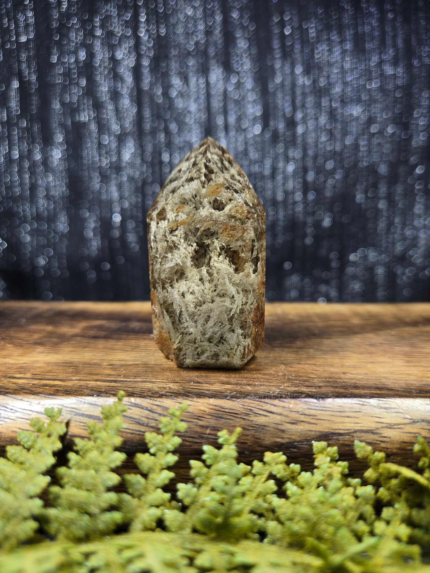 Lodolite / Garden Quartz Small Tower