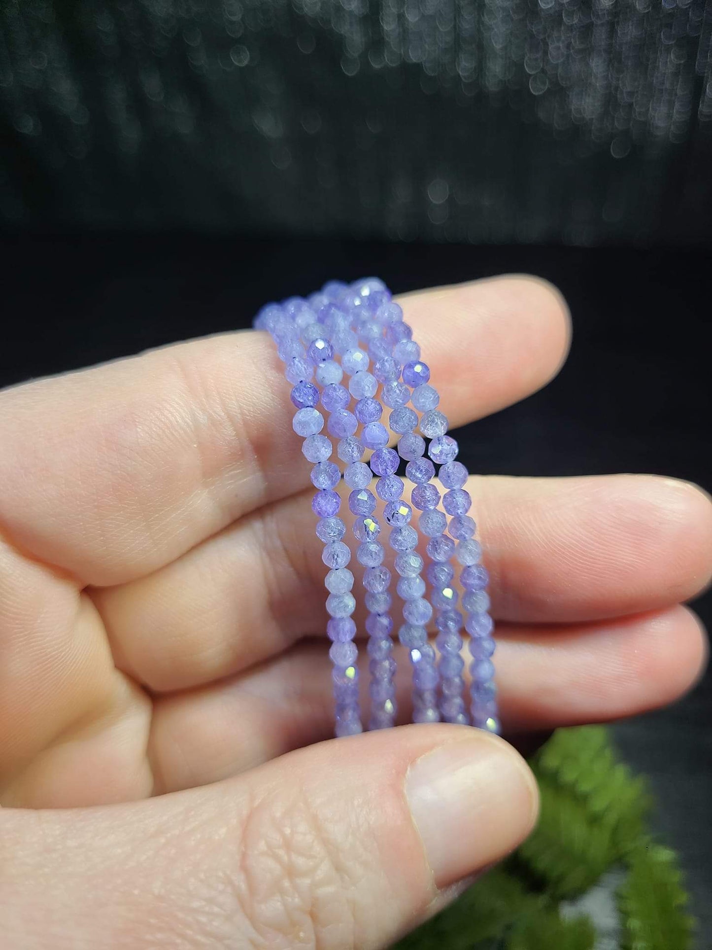Faceted Tanzanite Adjustable Bracelets