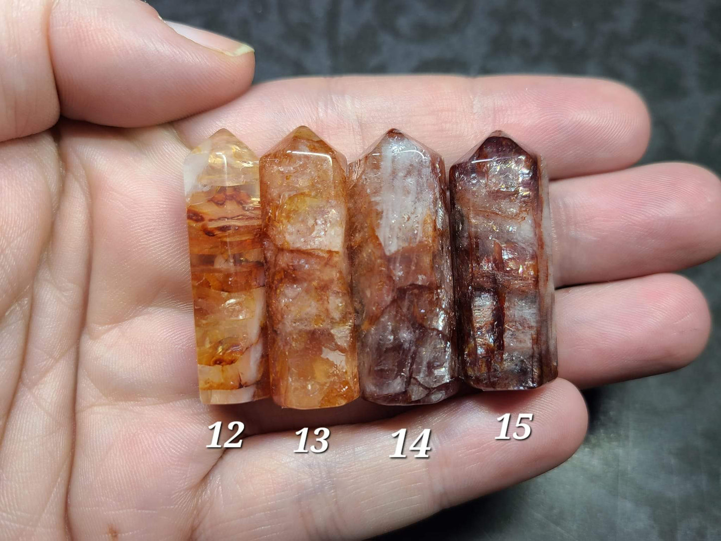 Fire Quartz (Hematite Included) Mini Towers