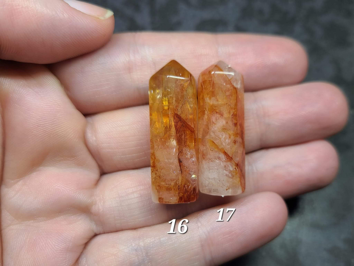 Fire Quartz (Hematite Included) Mini Towers