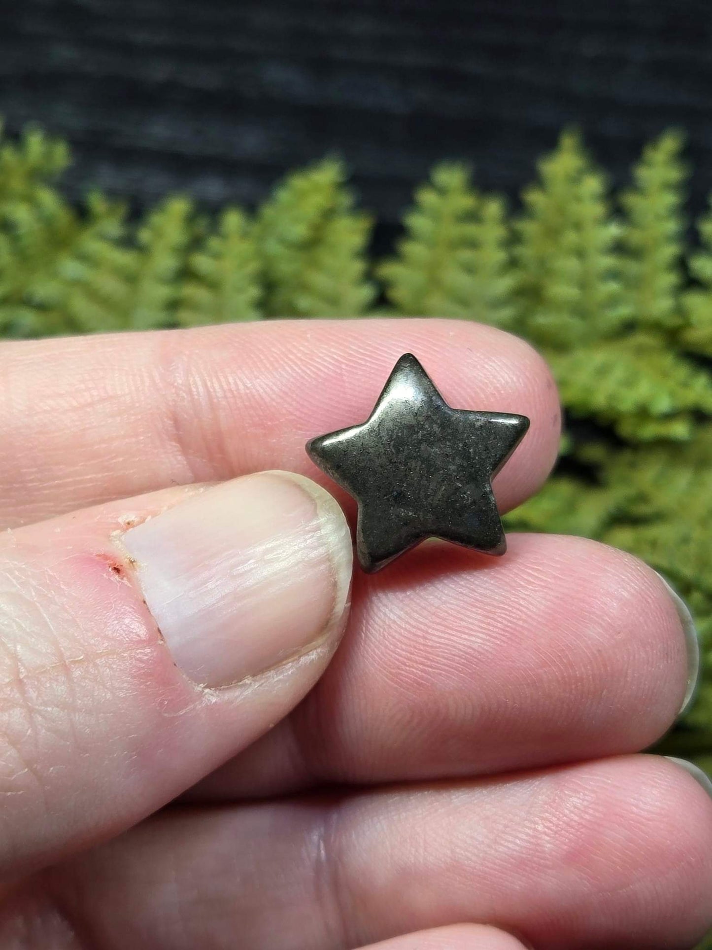 Iridescent (Rainbow) Pyrite Stars or Moons