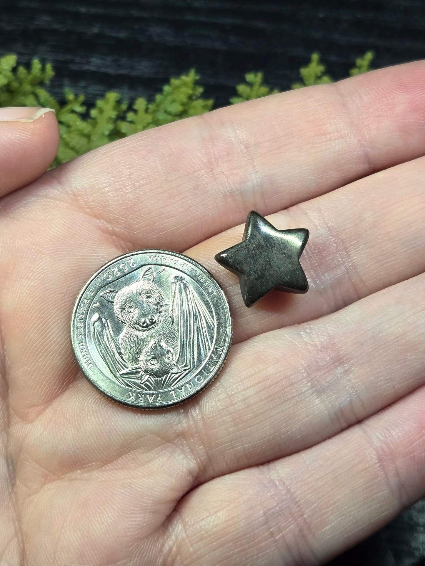 Iridescent (Rainbow) Pyrite Stars or Moons