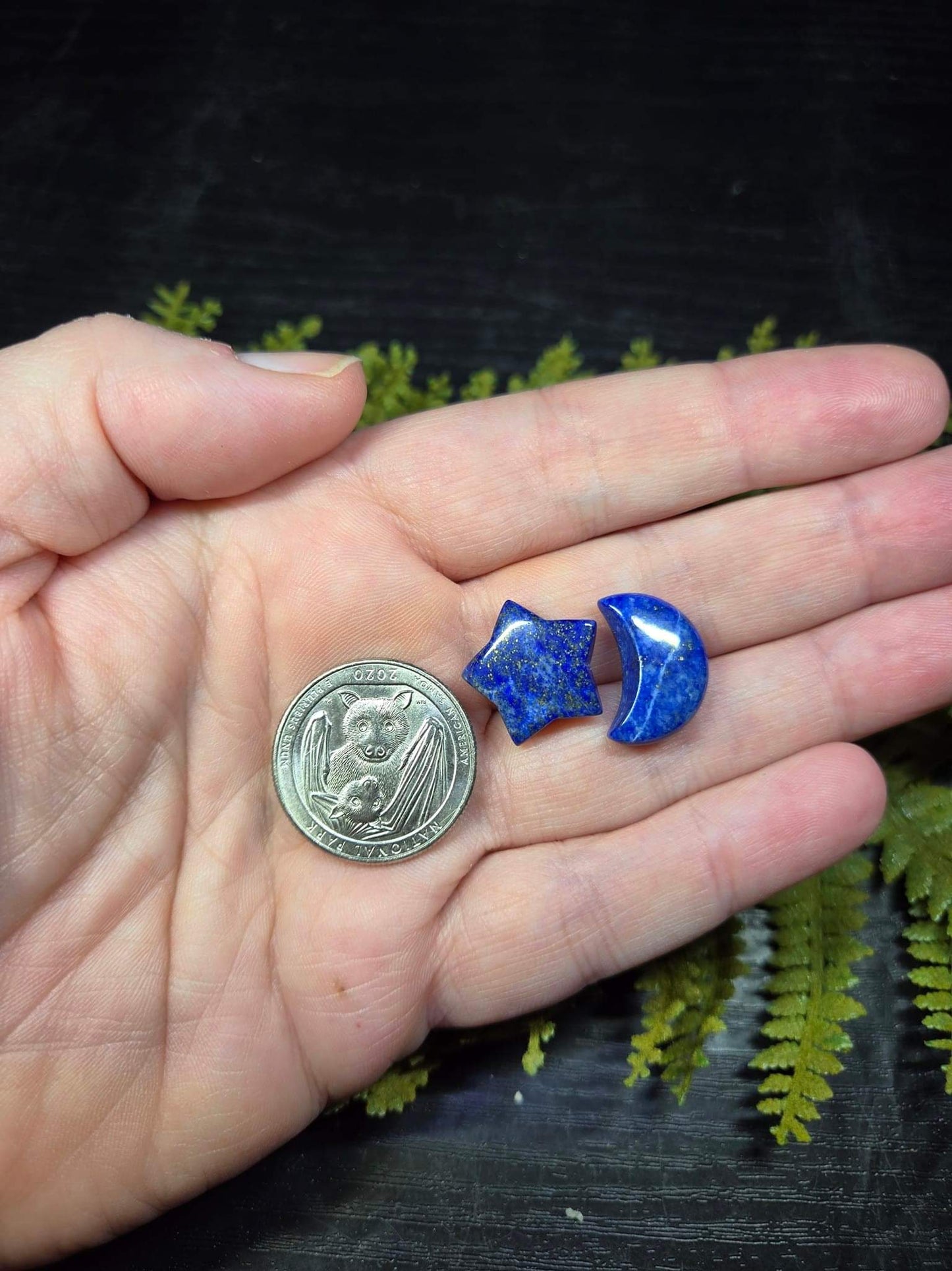 Lapis Lazuli Mini Star or Moon