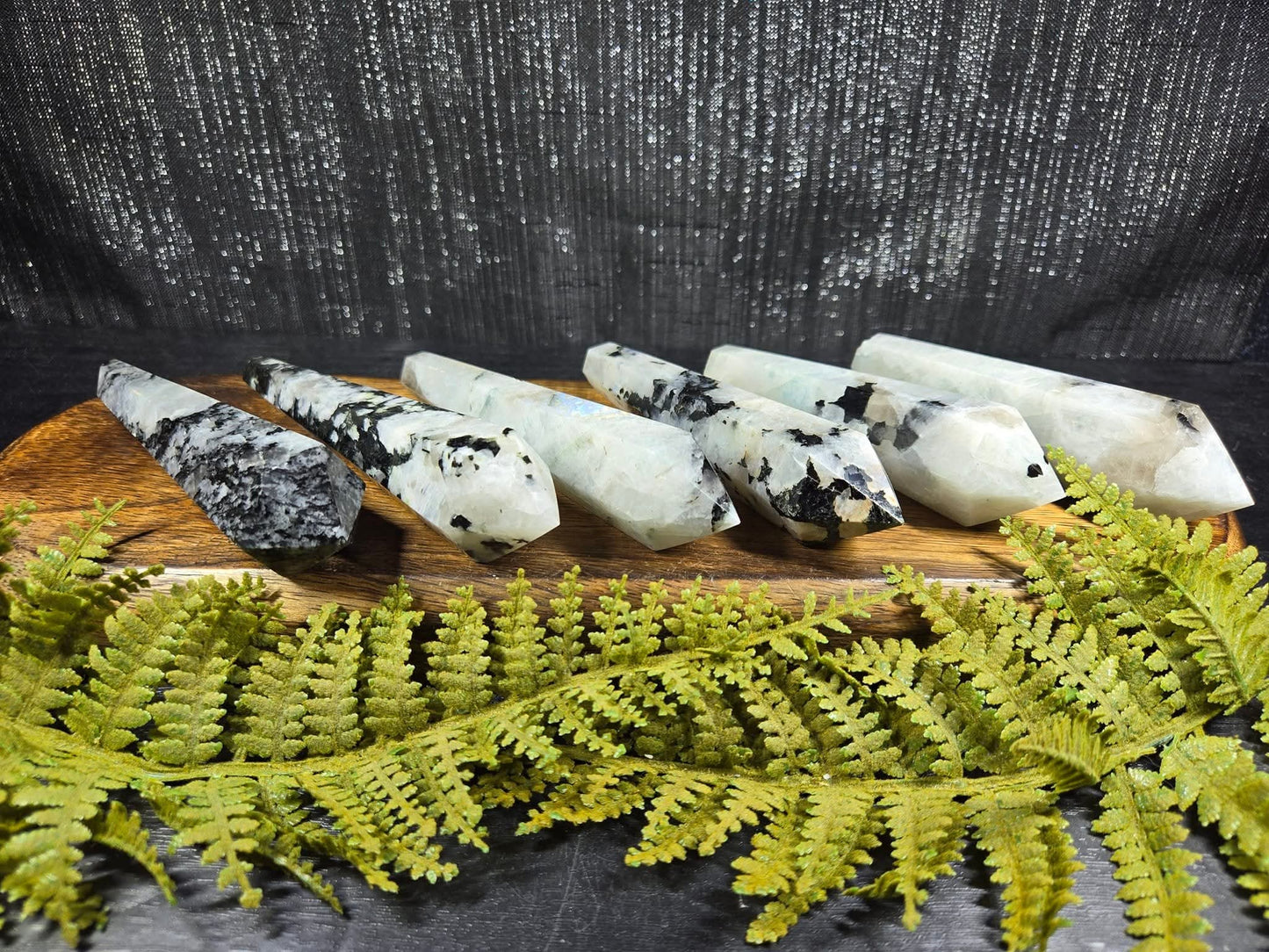 Rainbow Moonstone Vogel Wands