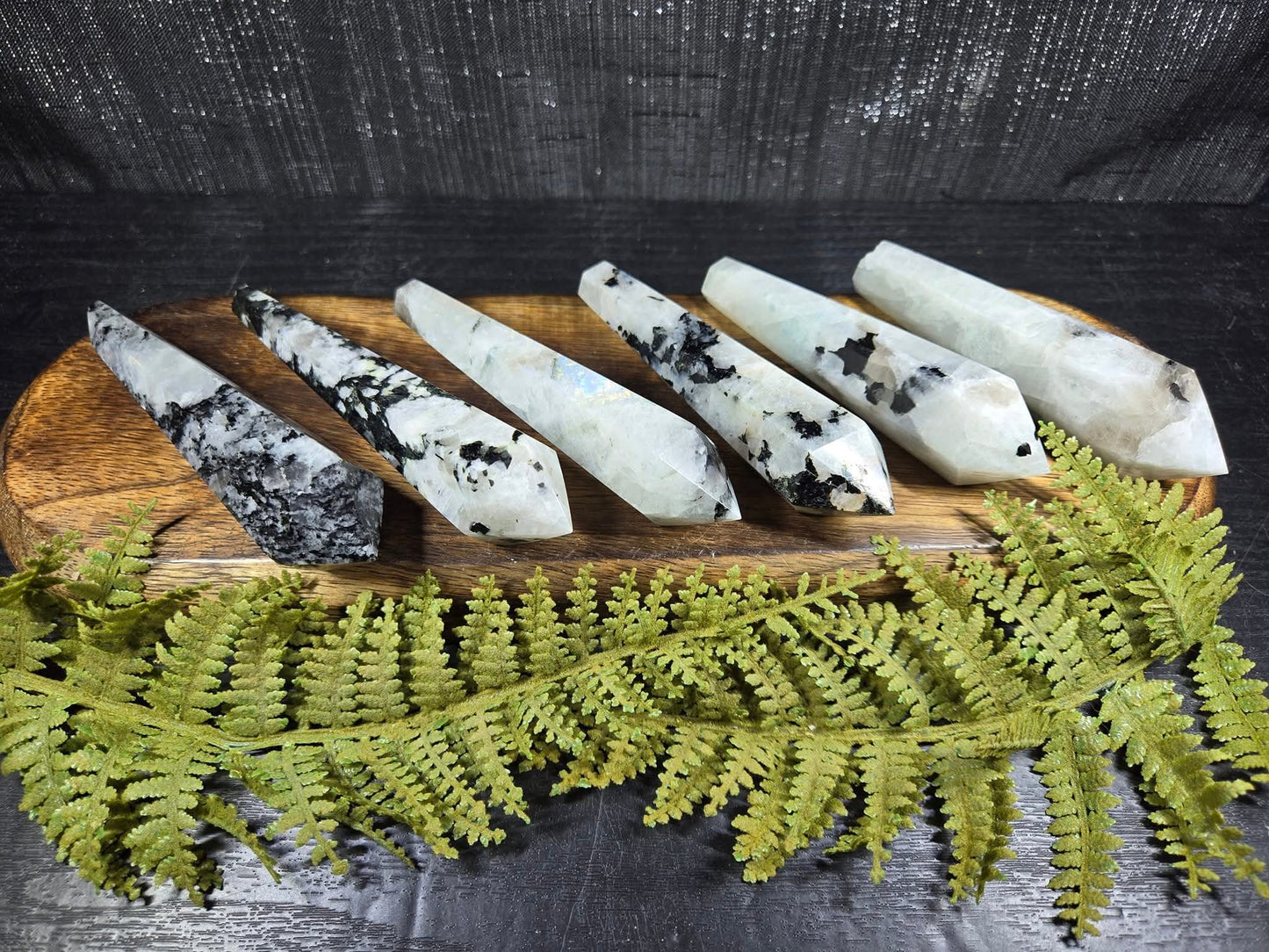 Rainbow Moonstone Vogel Wands