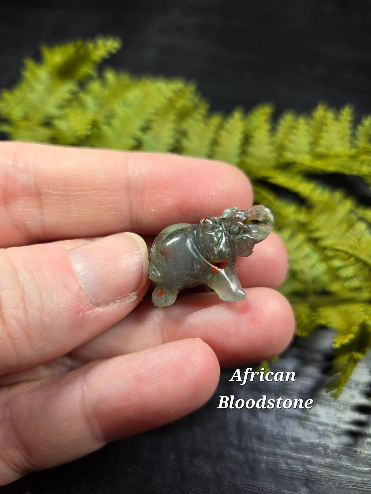 Micro Elephants (Lapis, Amethyst or Bloodstone)