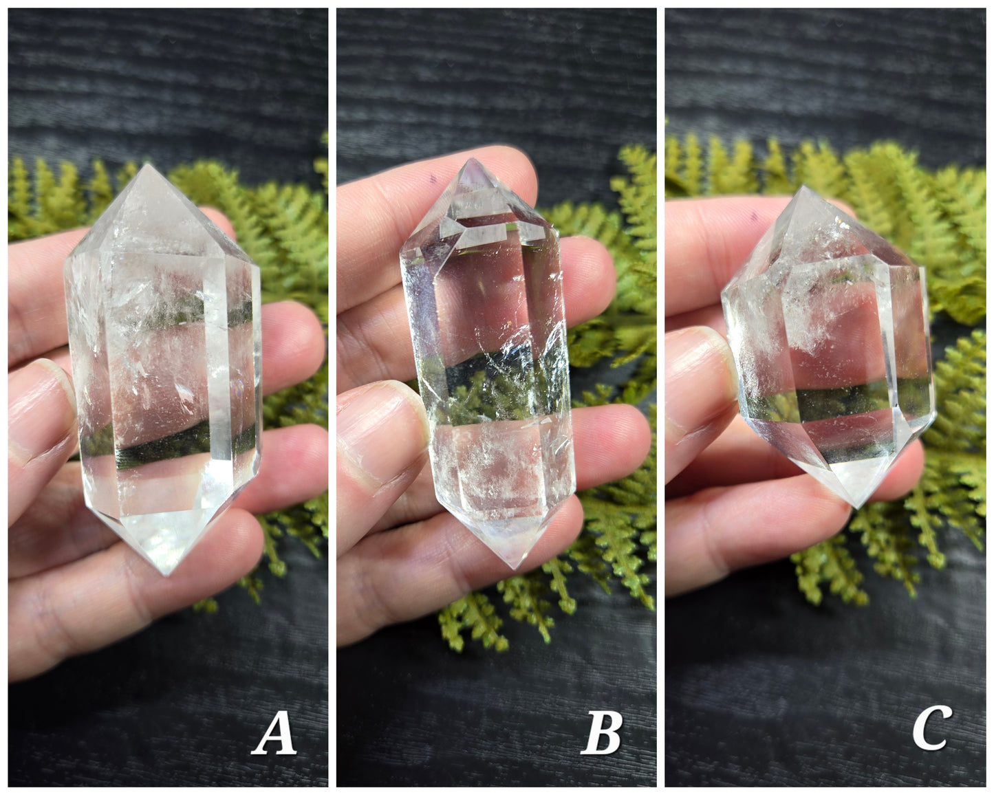 Brazilian Quartz Small Double Terminated Points (DTs)
