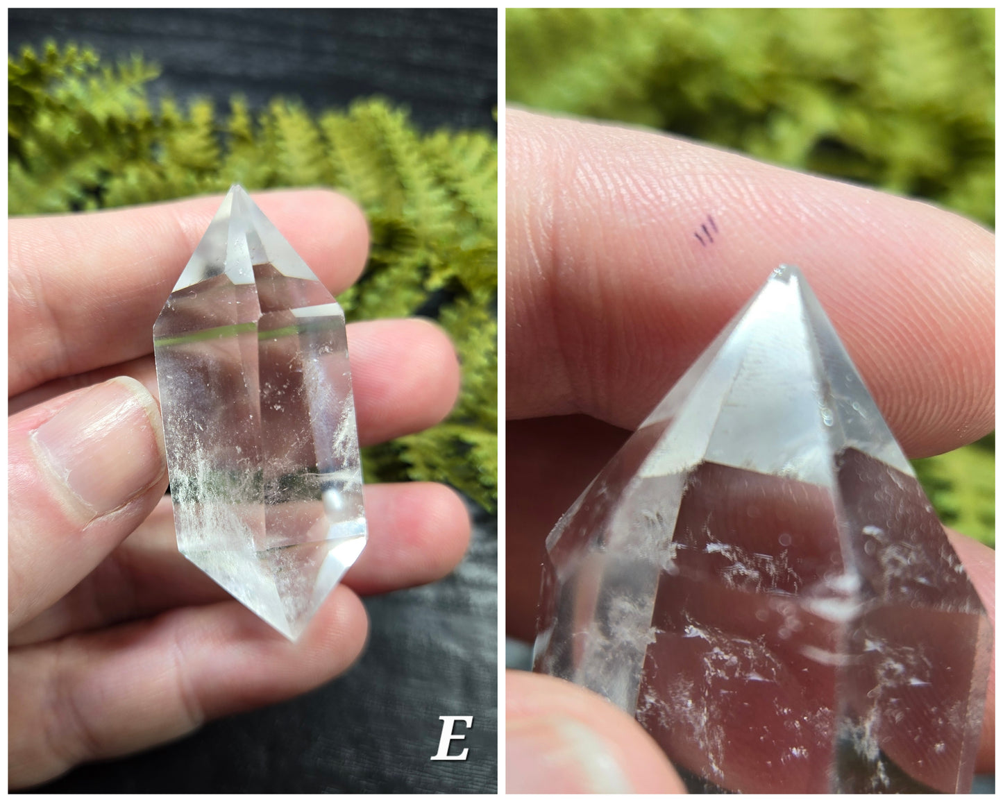 Brazilian Quartz Small Double Terminated Points (DTs)
