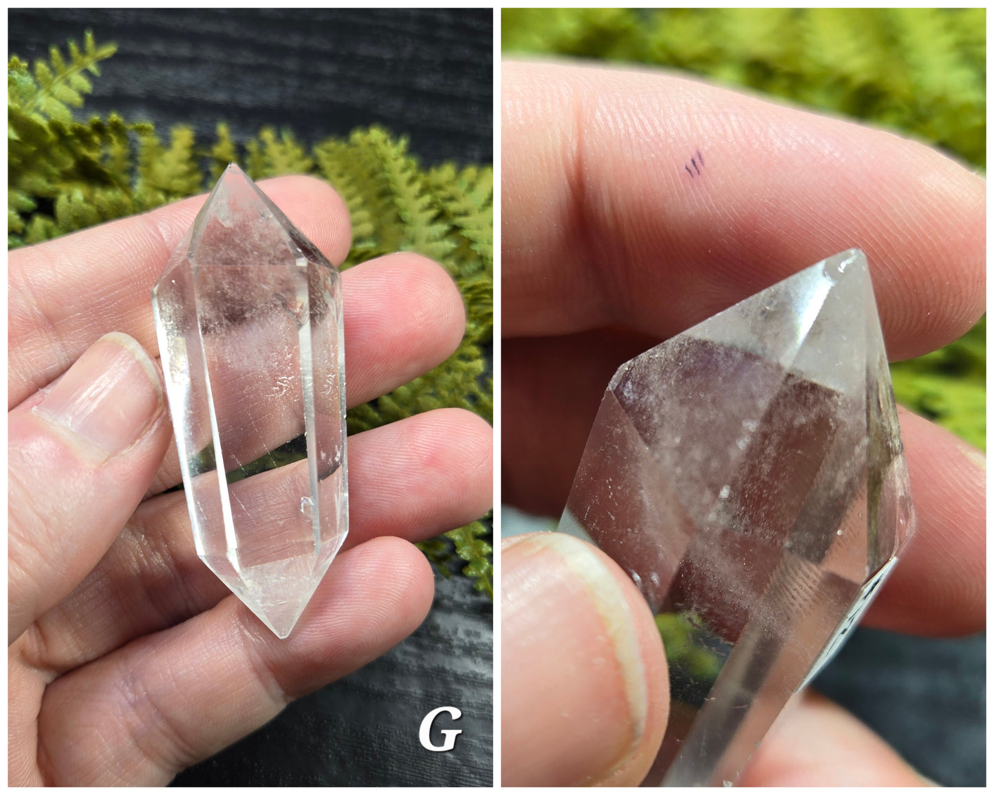 Brazilian Quartz Small Double Terminated Points (DTs)
