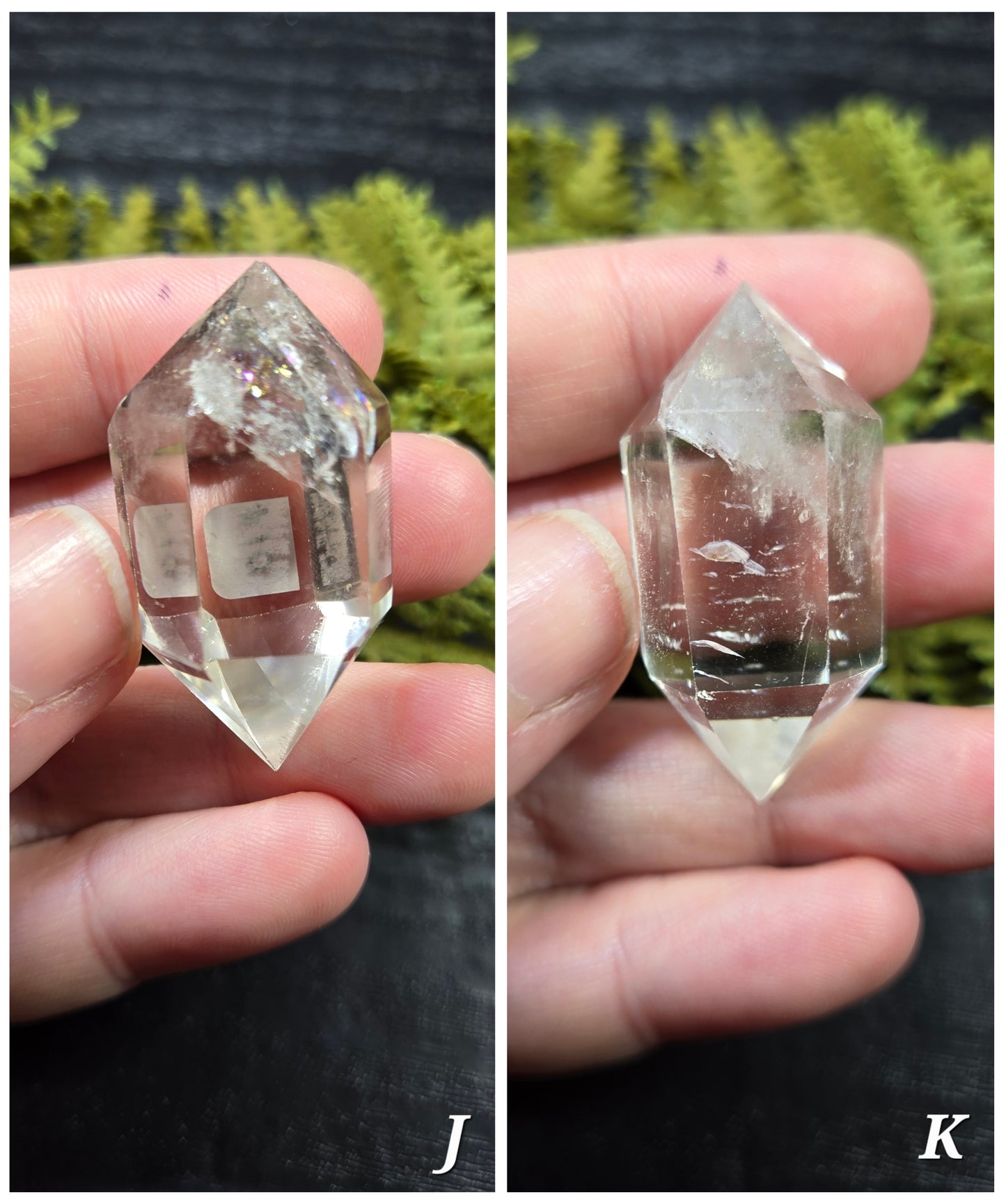 Brazilian Quartz Small Double Terminated Points (DTs)
