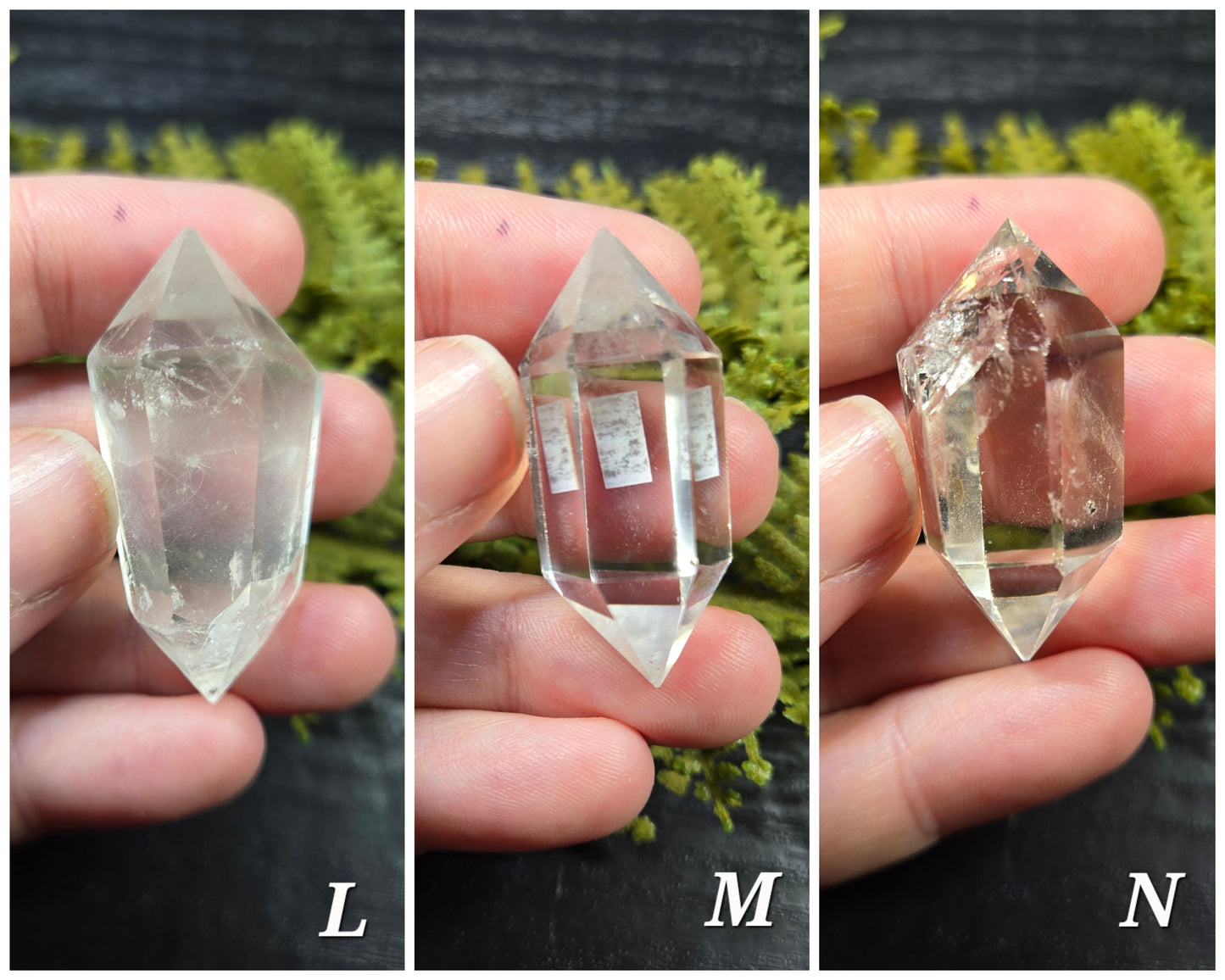 Brazilian Quartz Small Double Terminated Points (DTs)