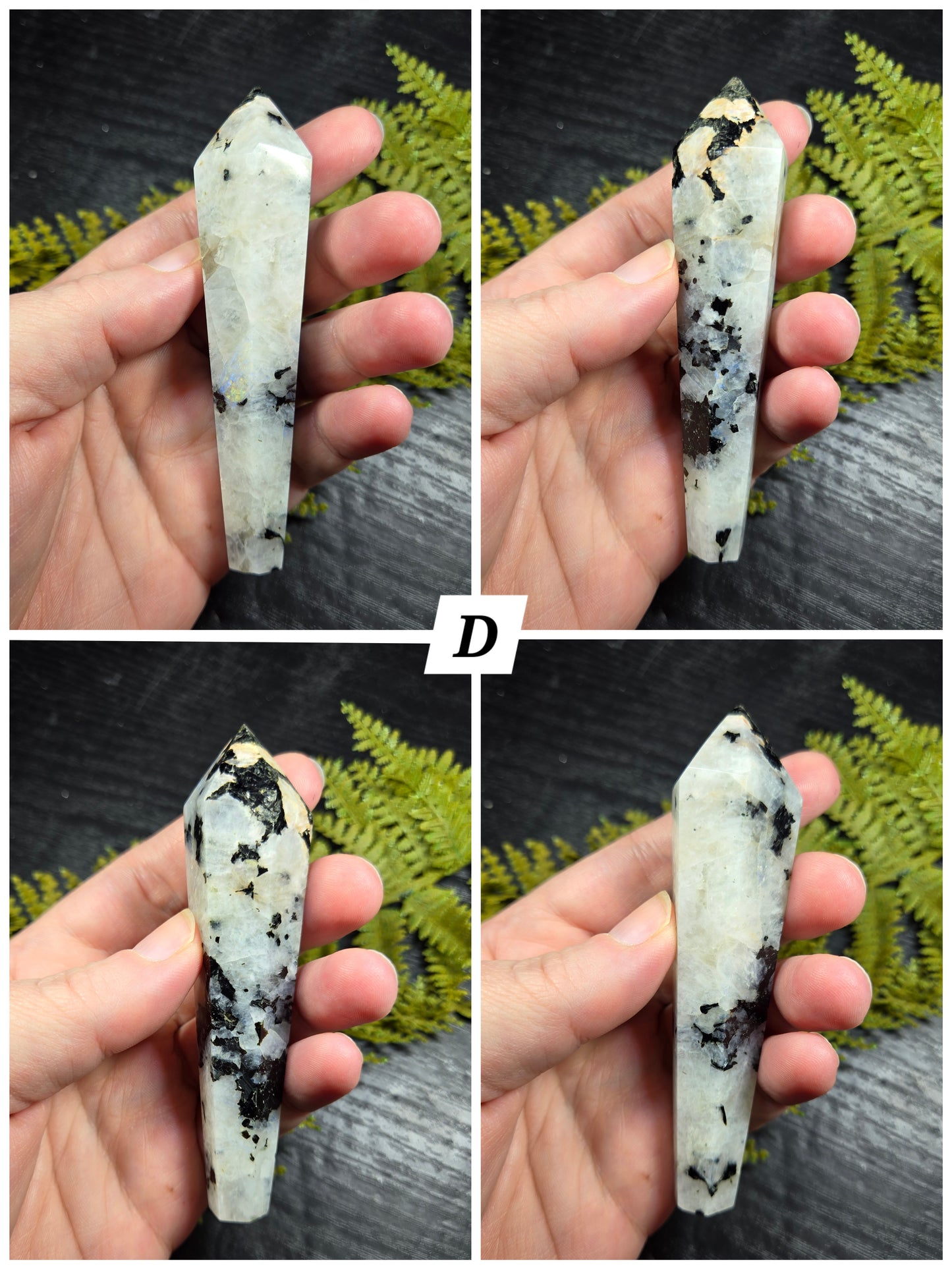 Rainbow Moonstone Vogel Wands