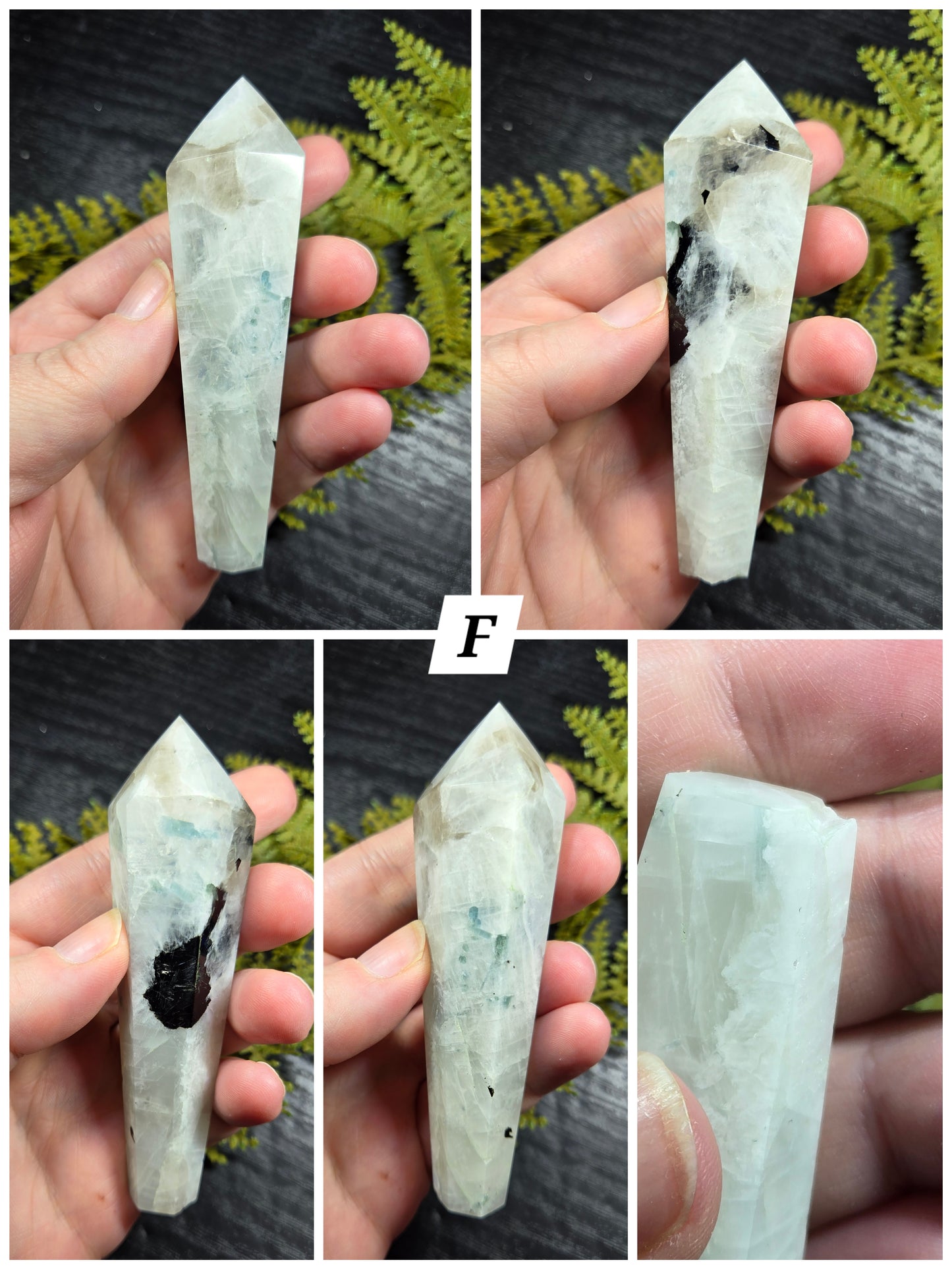 Rainbow Moonstone Vogel Wands
