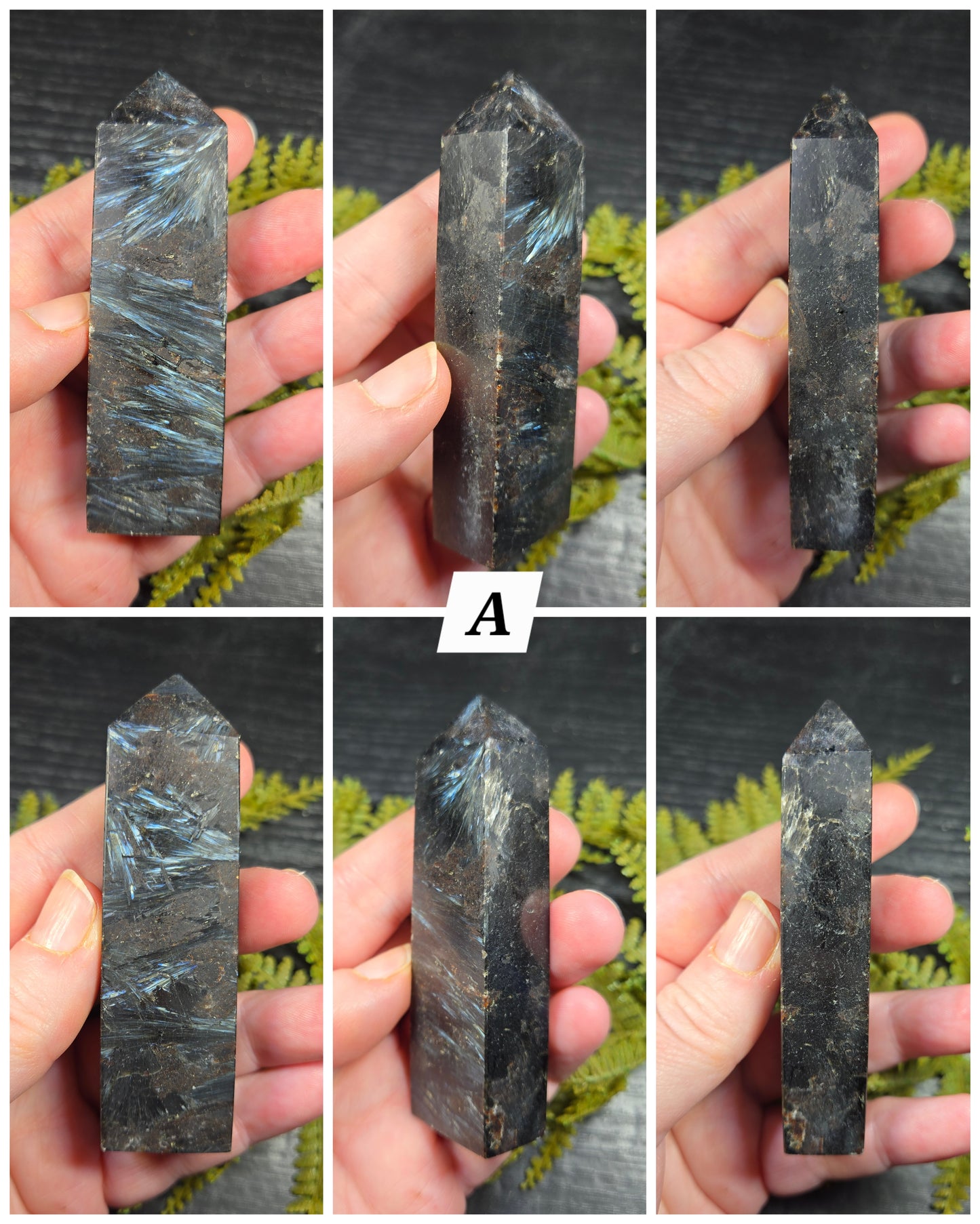 Astrophyllite (anthrophyllite) & Garnet Towers
