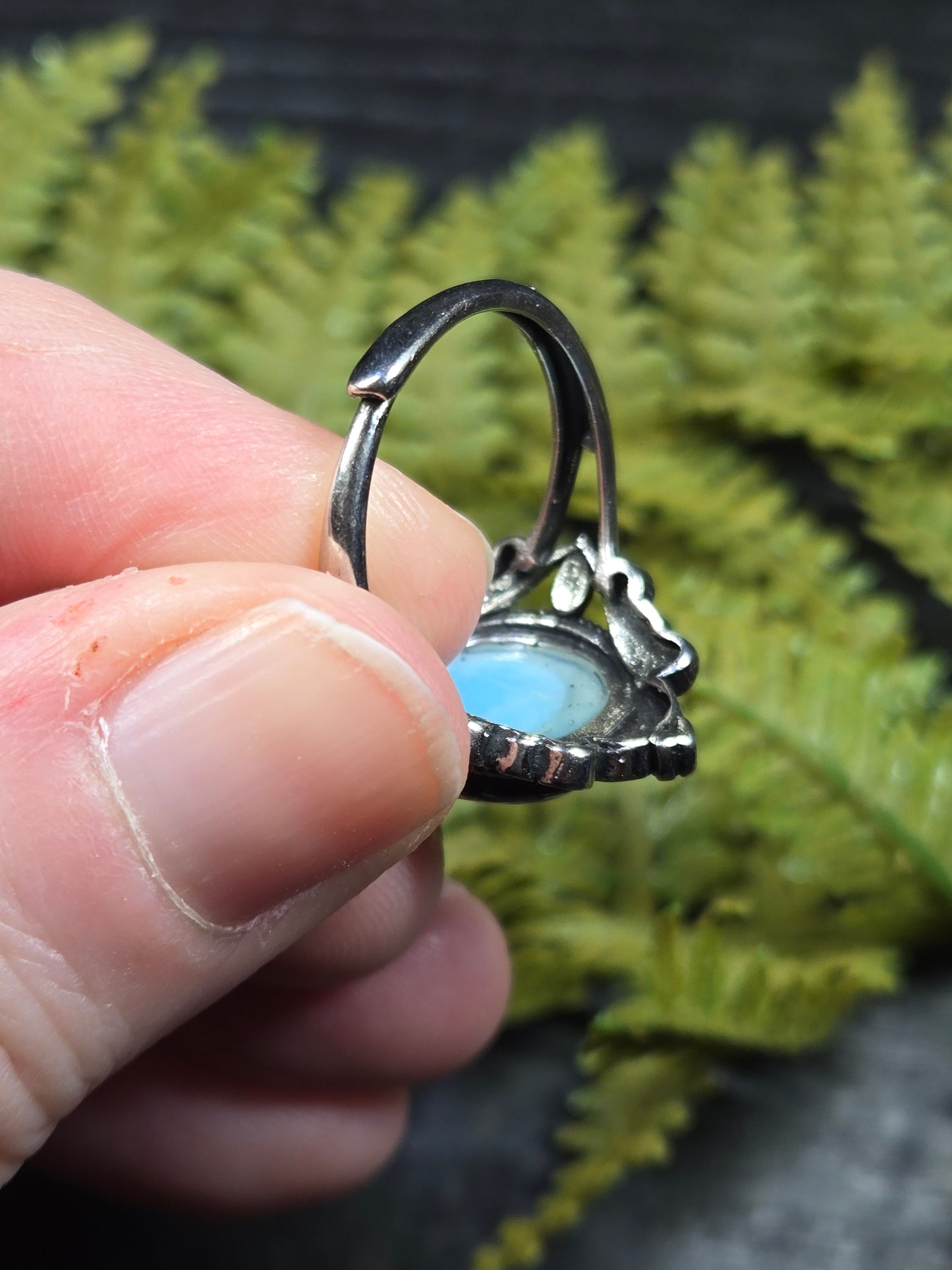 Larimar Adjustable Rings