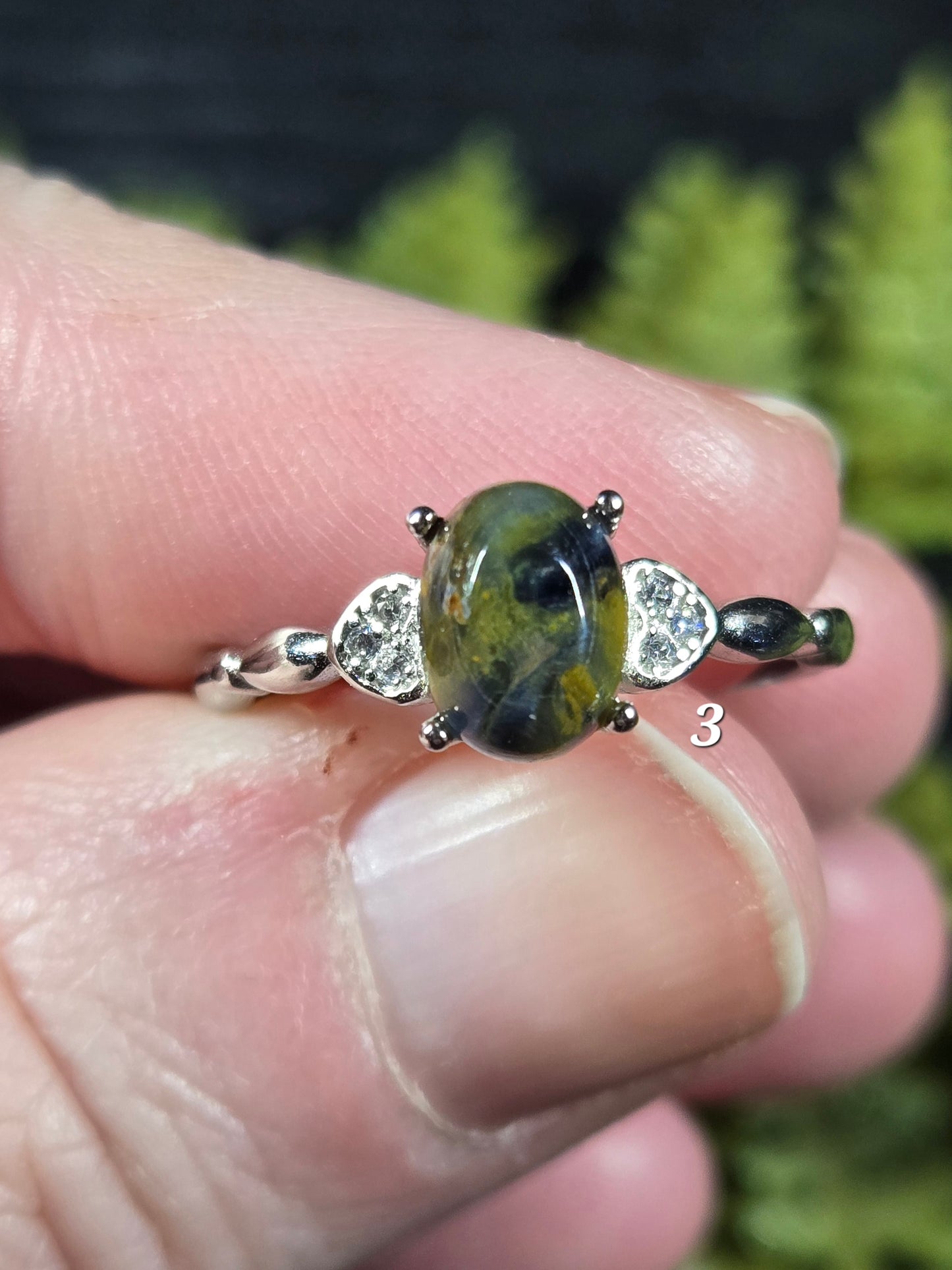 Pietersite Adjustable Rings