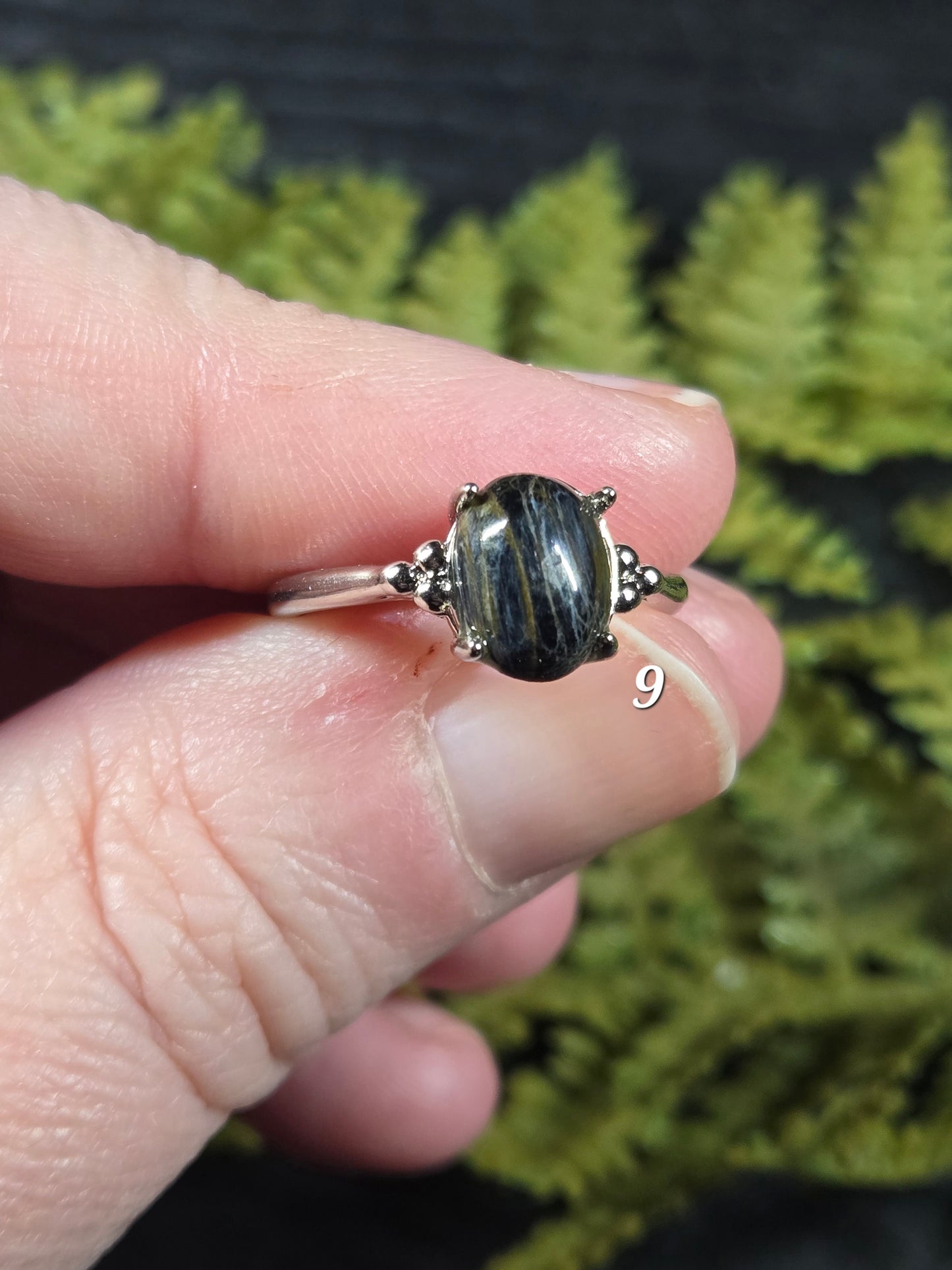 Pietersite Adjustable Rings